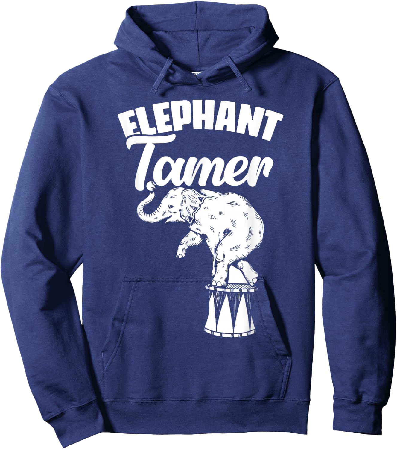 Circus Elephant Animal Tamer Acrobat Carnival Showman Hoodie - Hoodie | Navy