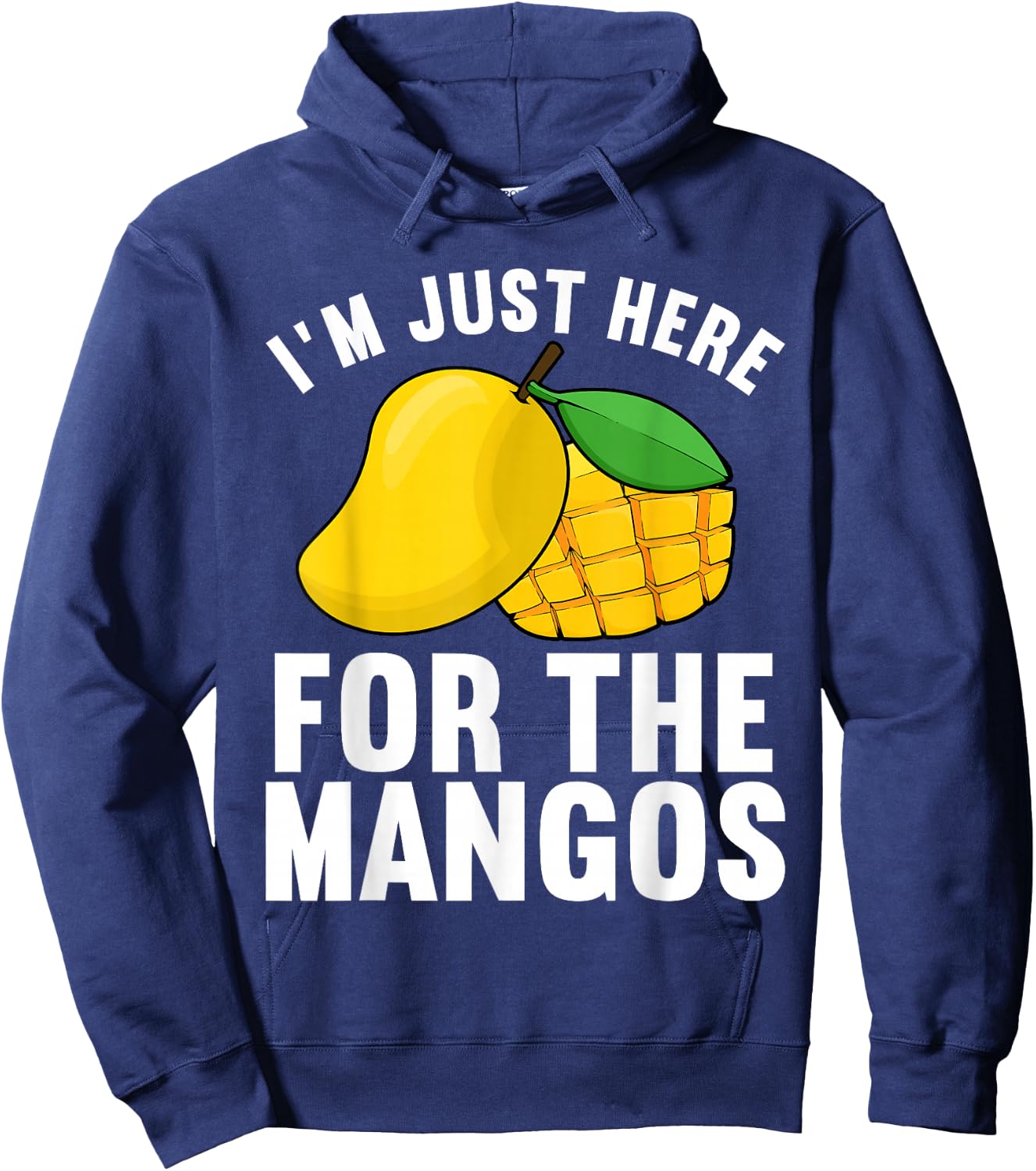 Funny Mango Design Women Kids Mango Fruit Lovers Hoodie - Hoodie | Navy