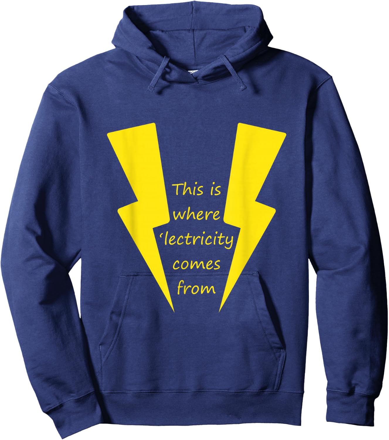 Steve Stifler - This is Where the 'lectricity comes from Hoodie - Hoodie | Navy