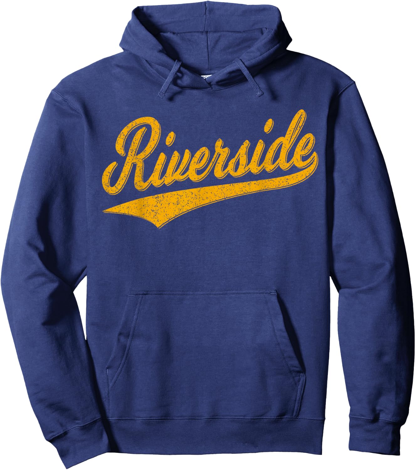 Riverside California Varsity Script Classic Sports Jersey Hoodie - Hoodie | Navy
