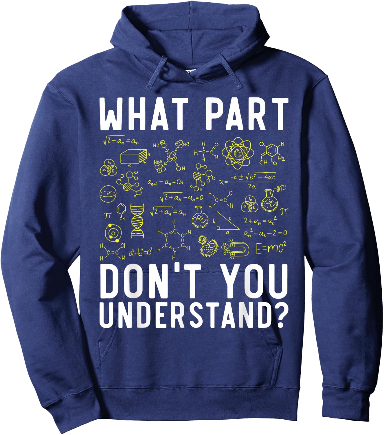 Chemical Engineer Chemist Chemistry Periodic Table Hoodie - Hoodie | Navy