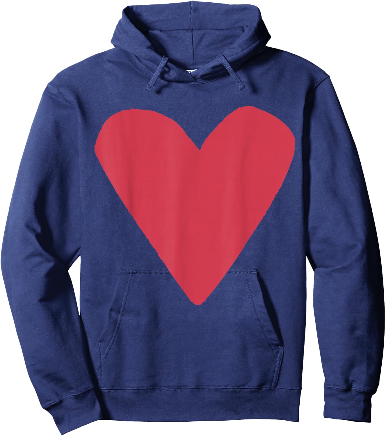 Heart Shape Symbol Love Kindness Peace Blush Hoodie - Hoodie | Navy