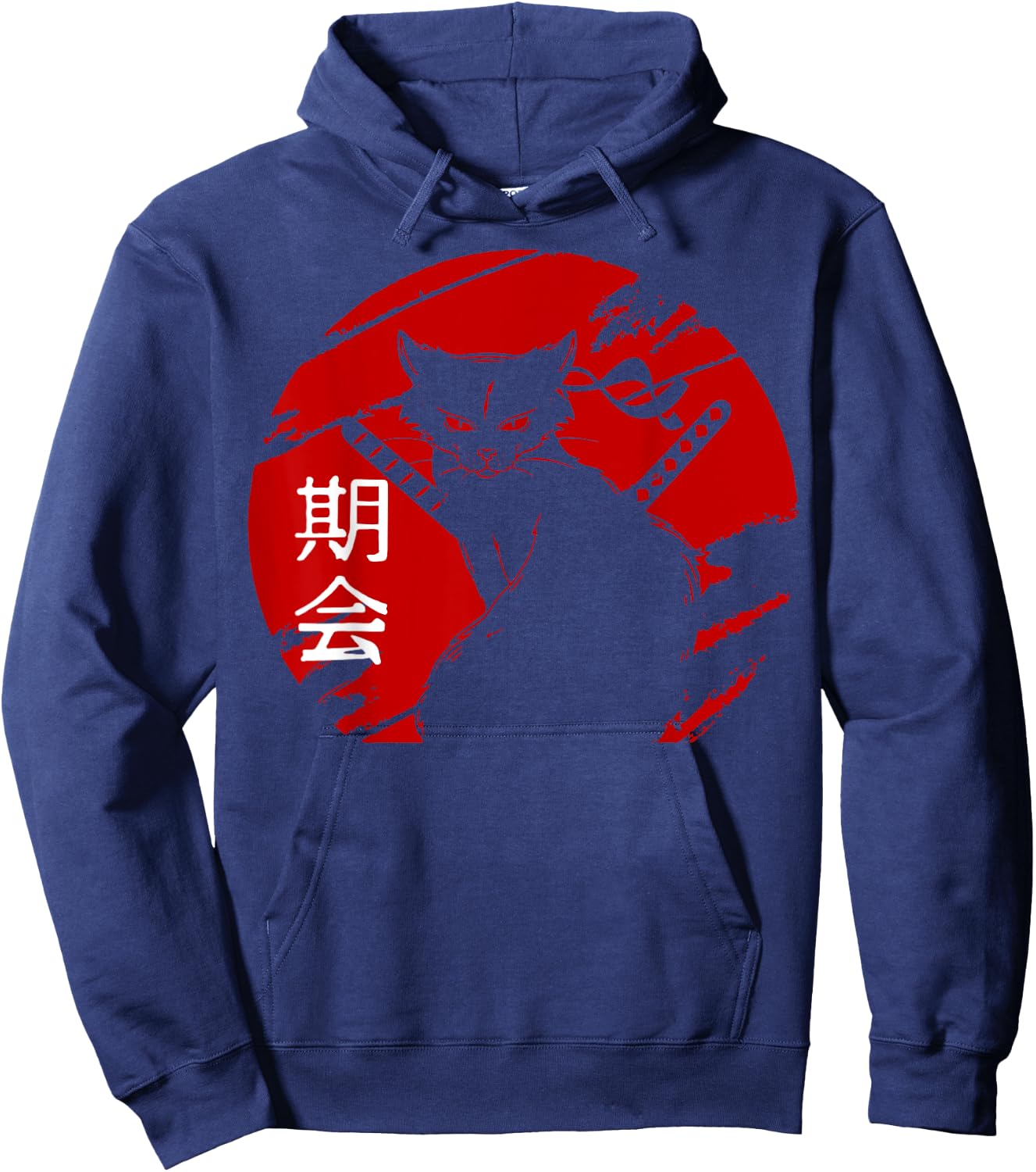 Kawaii Cat Japanese Anime Gifts For Cat Dad Men Women Kids Hoodie - Hoodie | Navy