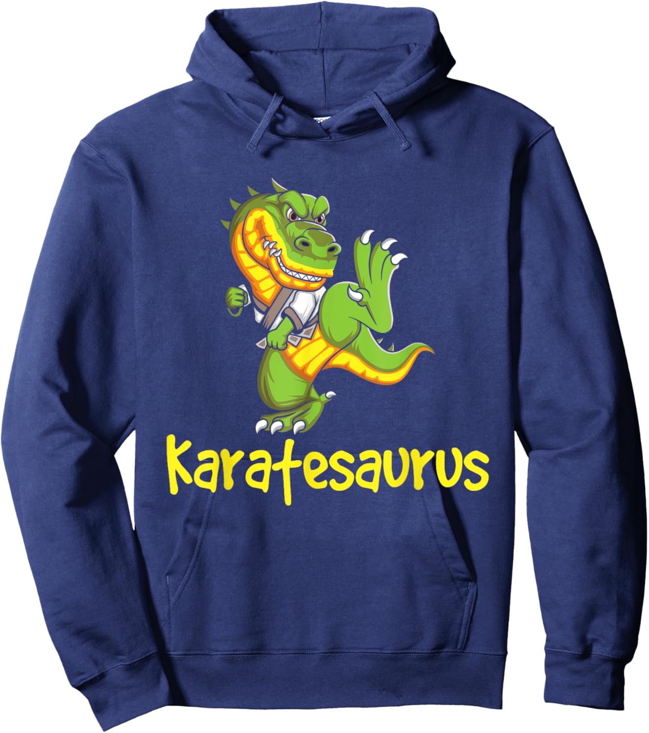 Karatesaurus - Karateka Martial Arts Self Defense Hoodie - Hoodie | Navy