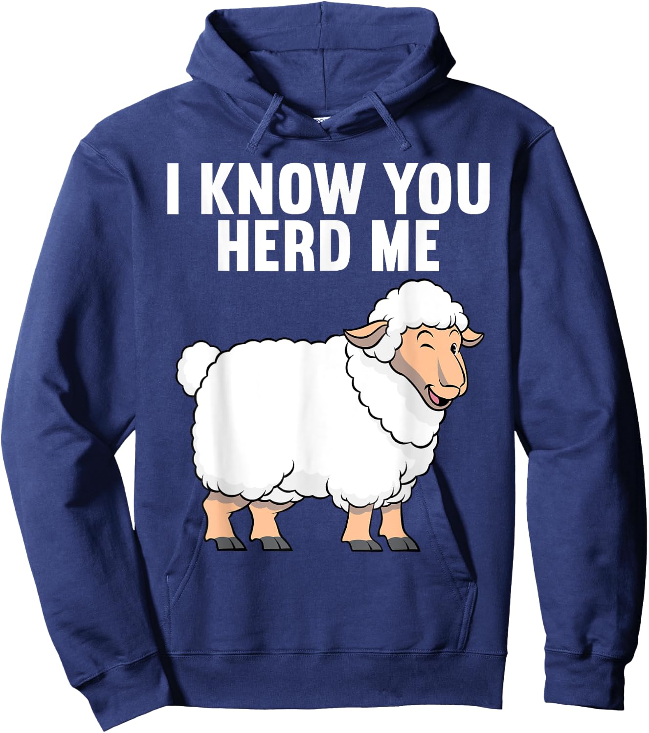 Cute Sheep Design Women Sheep Farm Animal Farmer Hoodie - Hoodie | Navy