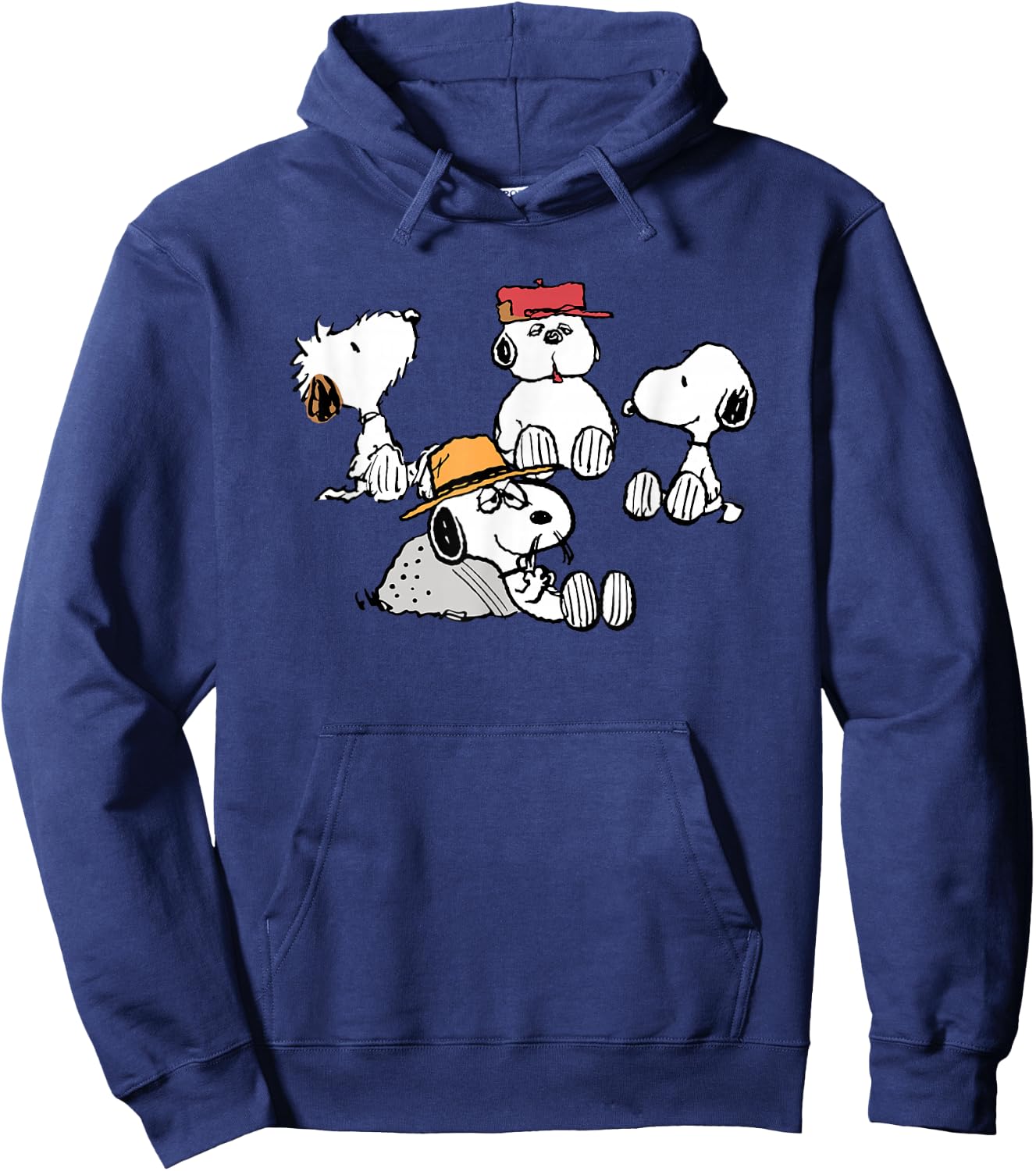 Peanuts - Snoopy Siblings Hoodie - Hoodie | Navy