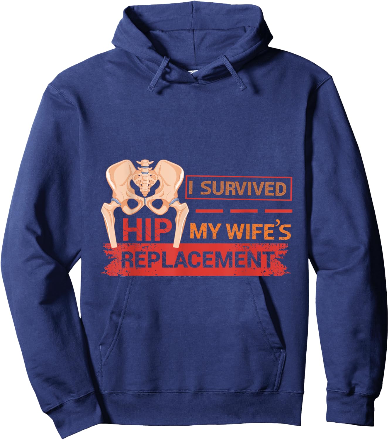 Hip Surgery Joint Replacement Recovery Funny Get Well Soon Hoodie - Hoodie | Navy