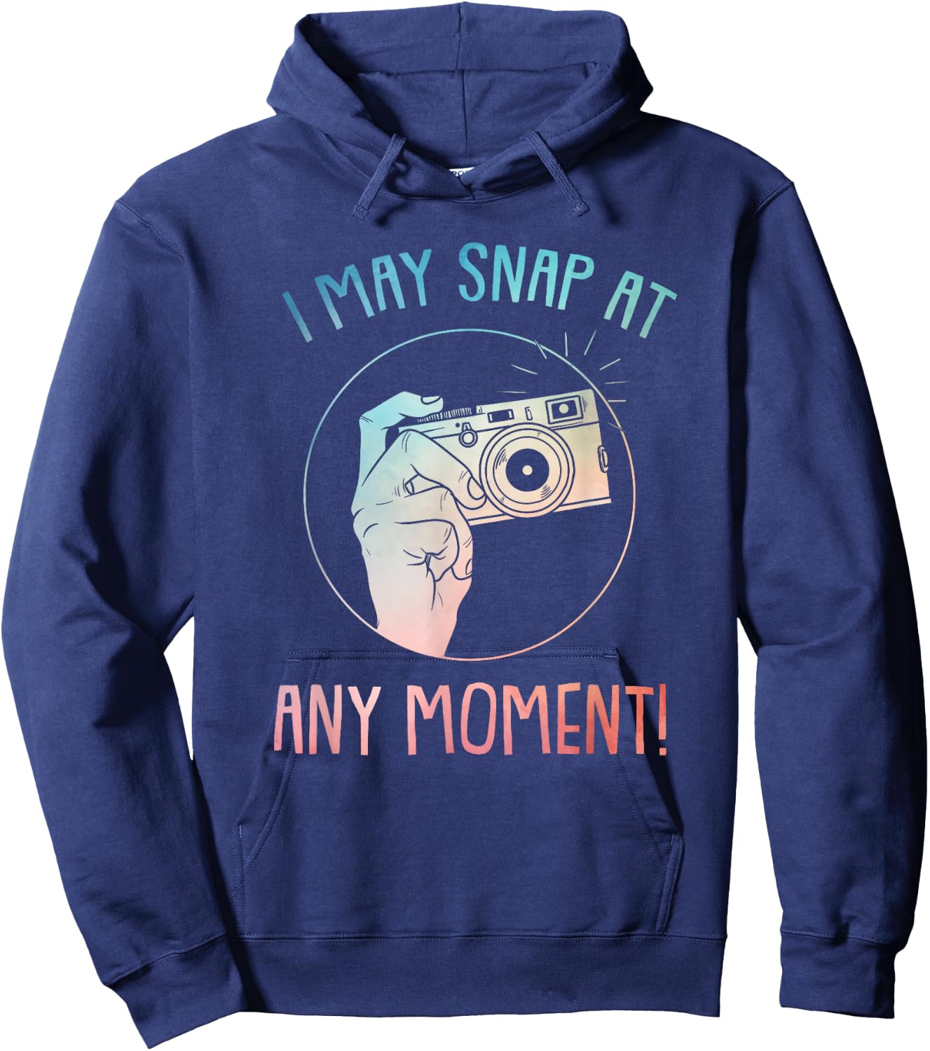 Funny Photography Art Women Camera Gag Photographer Hoodie - Hoodie | Navy