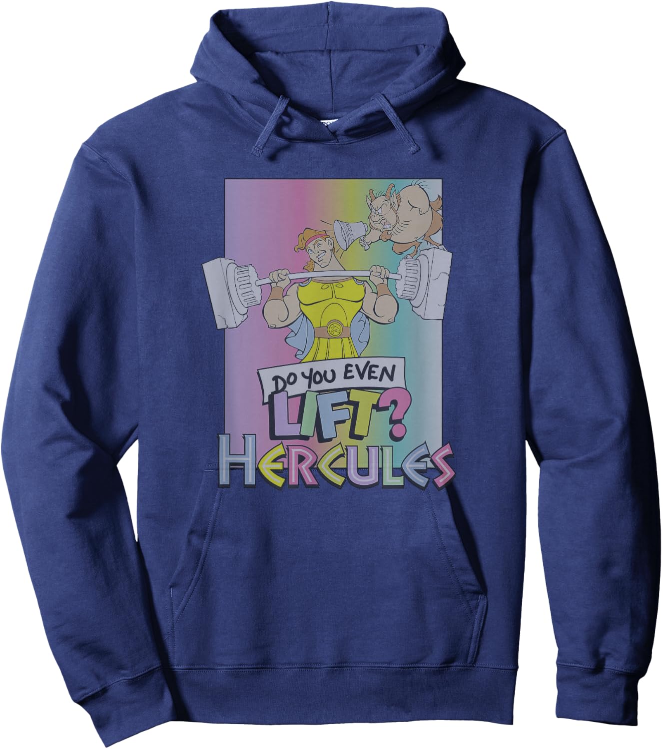 Disney Hercules Do You Even Lift 90s Hoodie - Hoodie | Navy