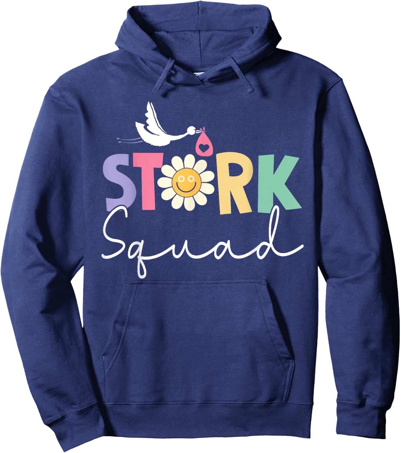 Stork Squad Labor And Delivery Nurse L And D Nurse Ob Nurse Hoodie - Hoodie | Navy
