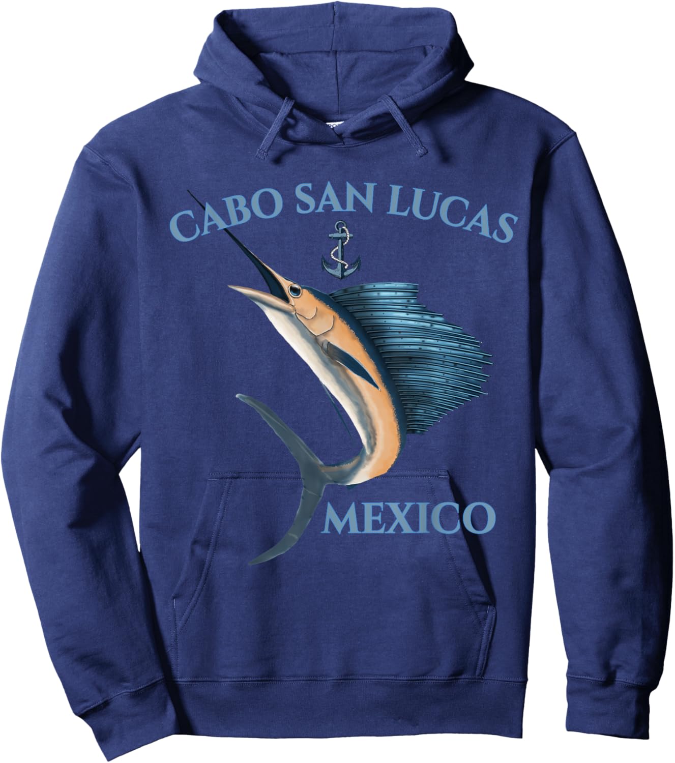 Swordfish Marlin Cabo San Lucas Mexico Hoodie - Hoodie | Navy