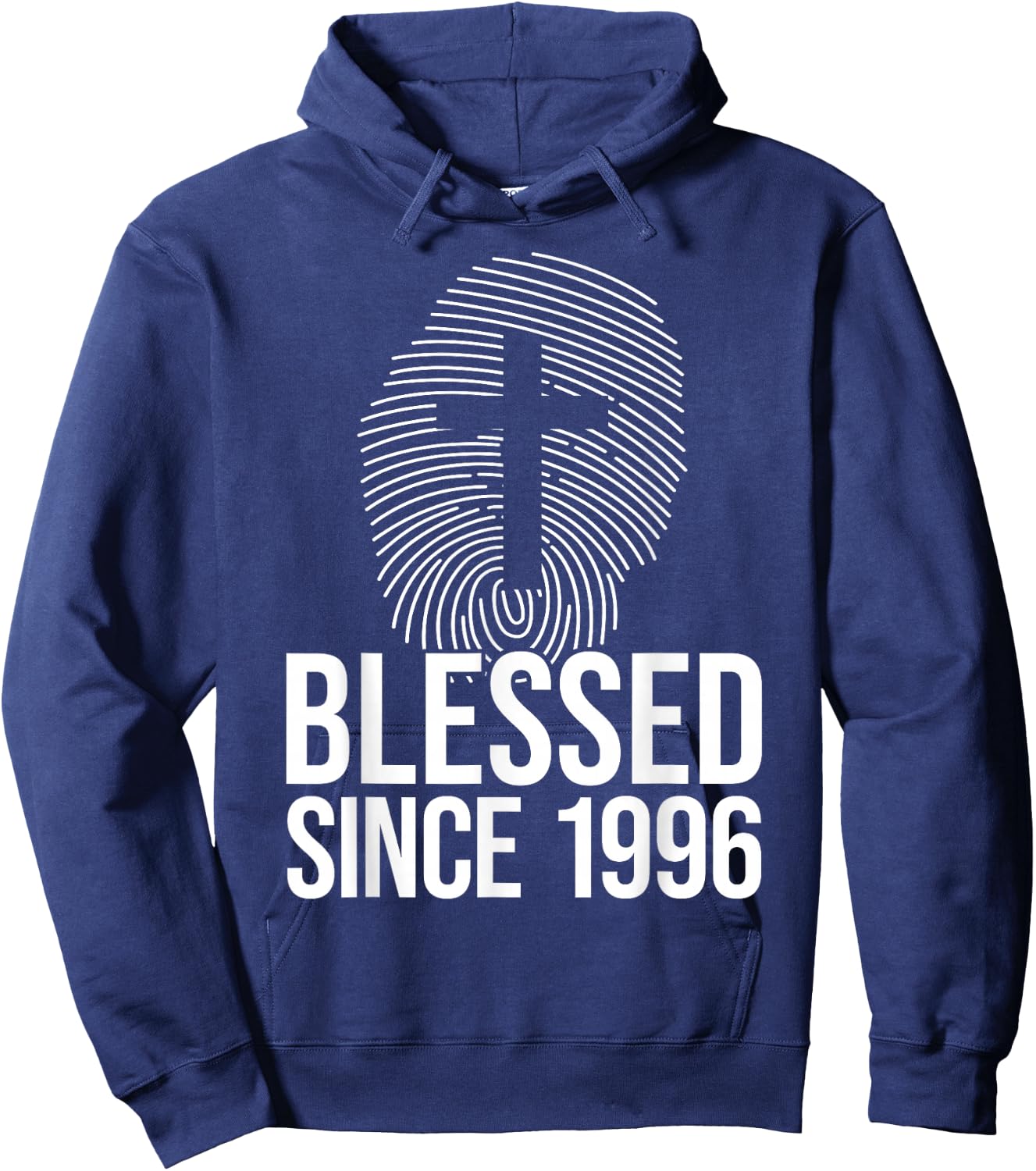 Blessed Since 1996 Born Year Of Birth Birthday - Jesus Hoodie - Hoodie | Navy