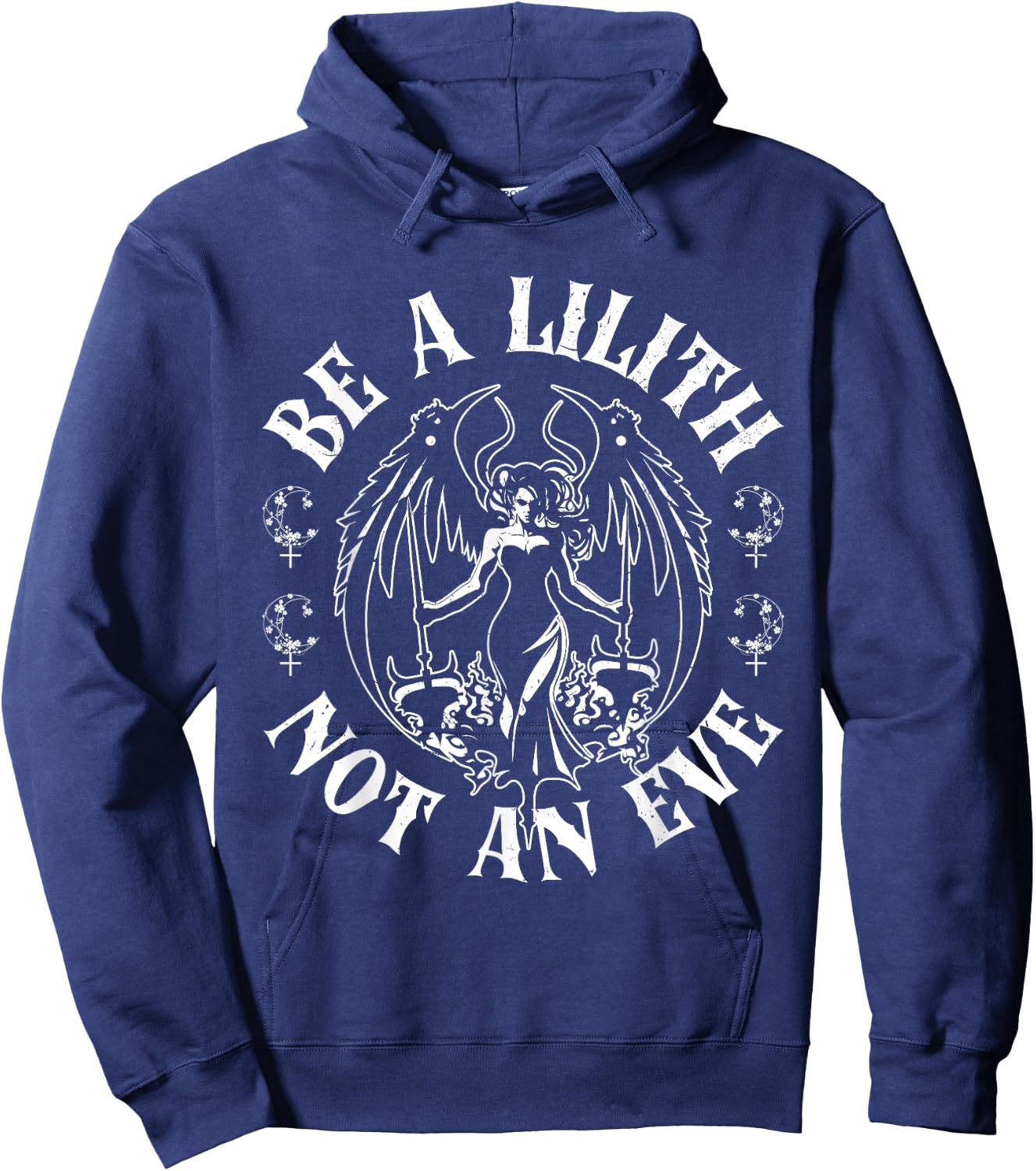 Lilith Demon Gothic Mythology Folklore Satanic Dark Occult Hoodie - Hoodie | Navy