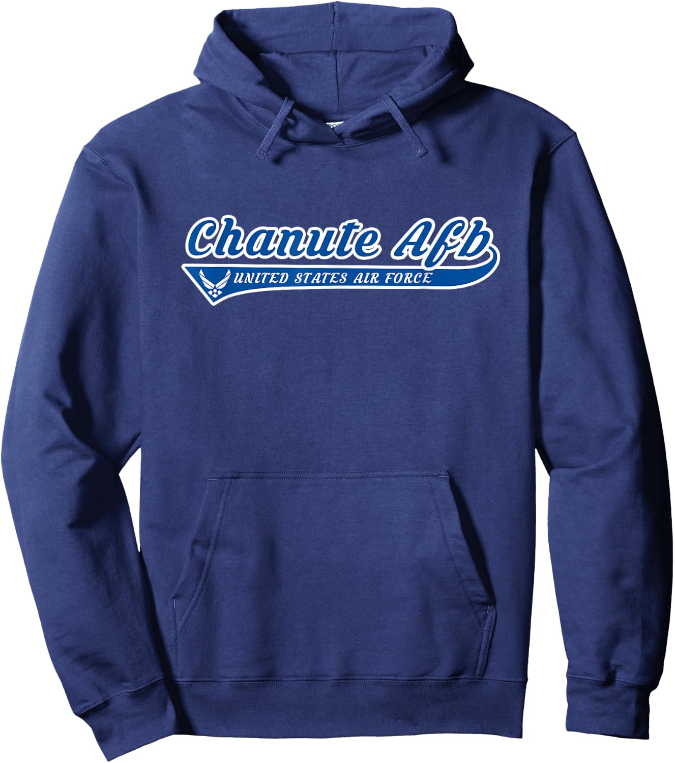 Chanute Air Force Base - Chanute AFB Illinois IL Vintage Hoodie - Hoodie | Navy