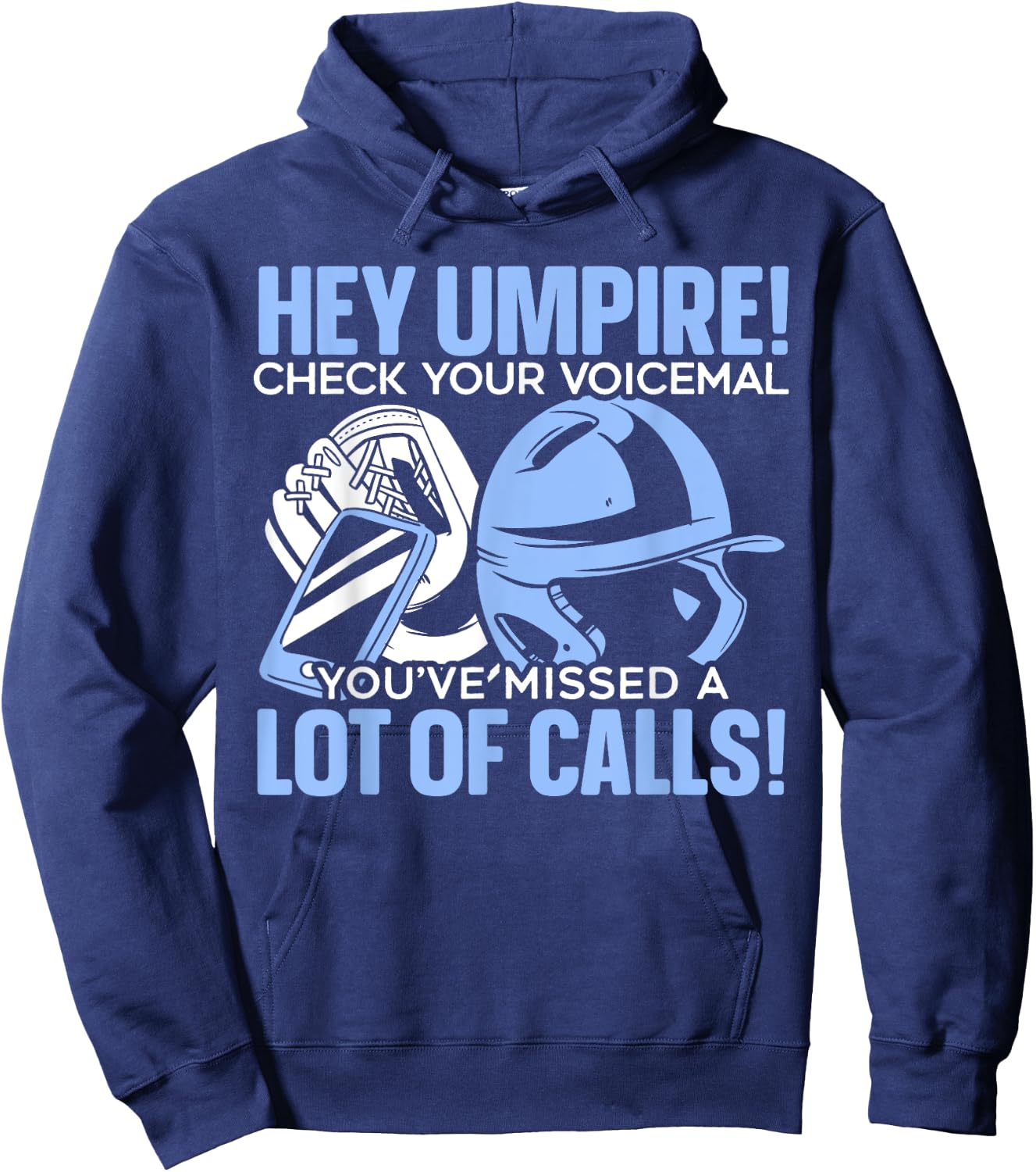 Baseball Umpire Baseball Lover SteMi Apparel Baseball Team Sport Hoodie - Hoodie | Navy