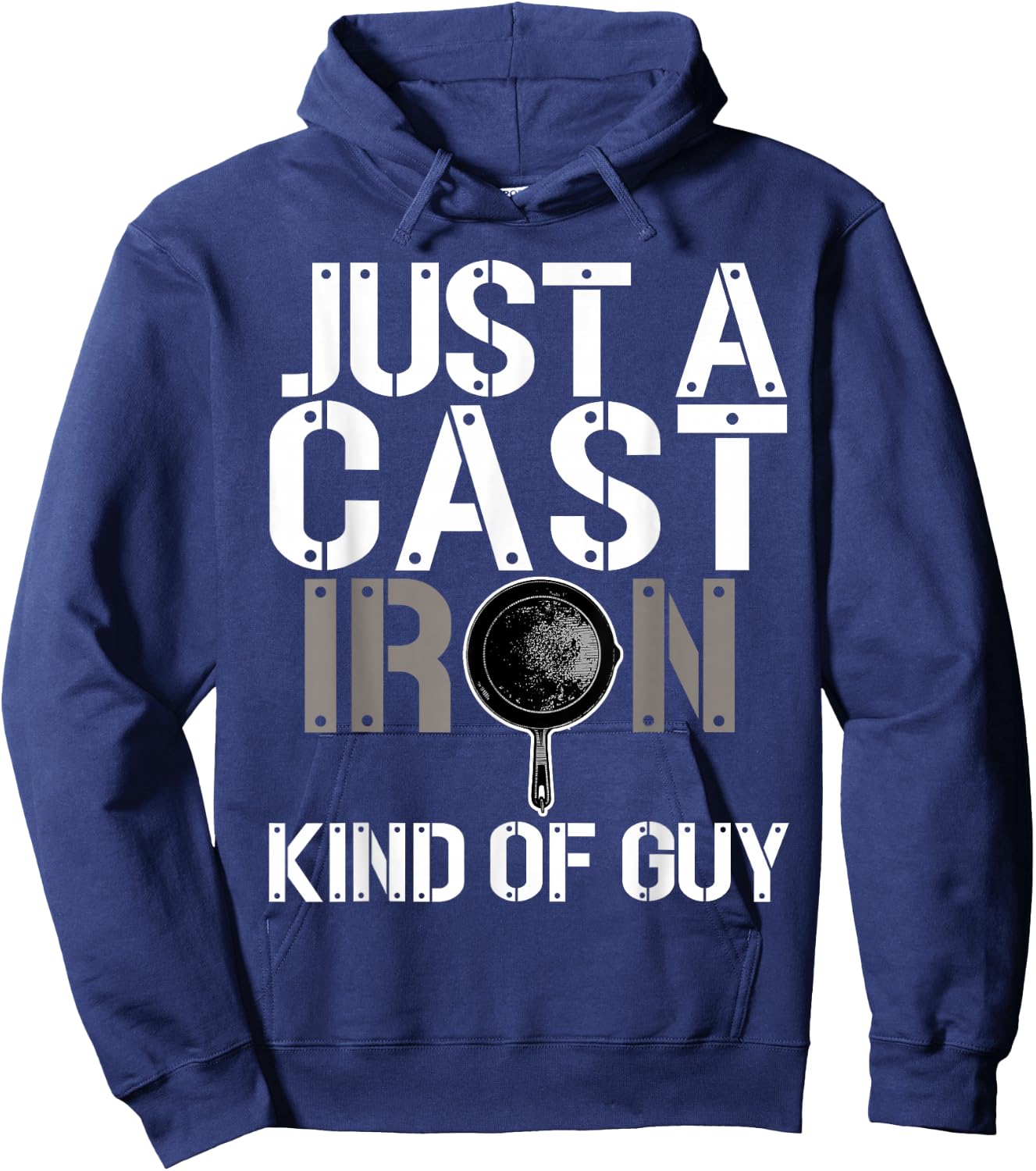 Cast Iron Pan Lover Frying Skillet Funny Cooking Chef Hoodie - Hoodie | Navy