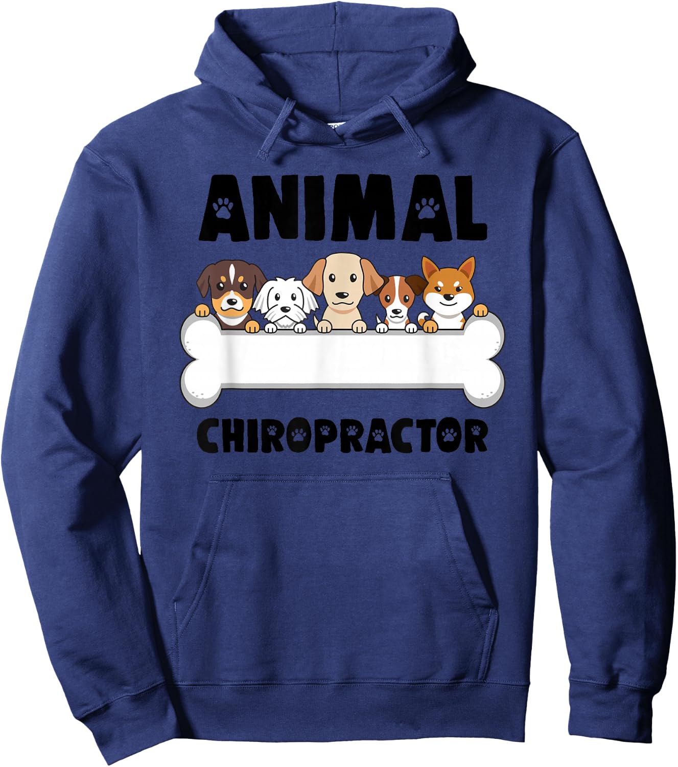 Animal Chiropractor Cool Chiropractic Care Spine Veterinary Hoodie - Hoodie | Navy