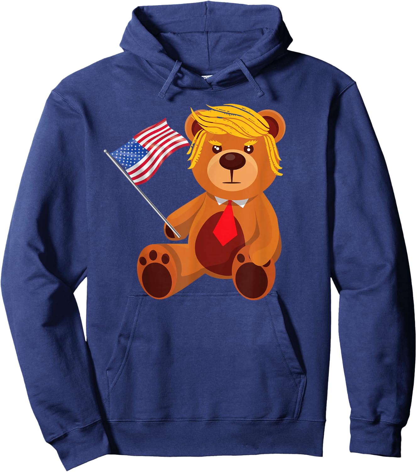 Trumpy Bear Trump 24 Elect President Trump 2024 Hoodie - Hoodie | Navy