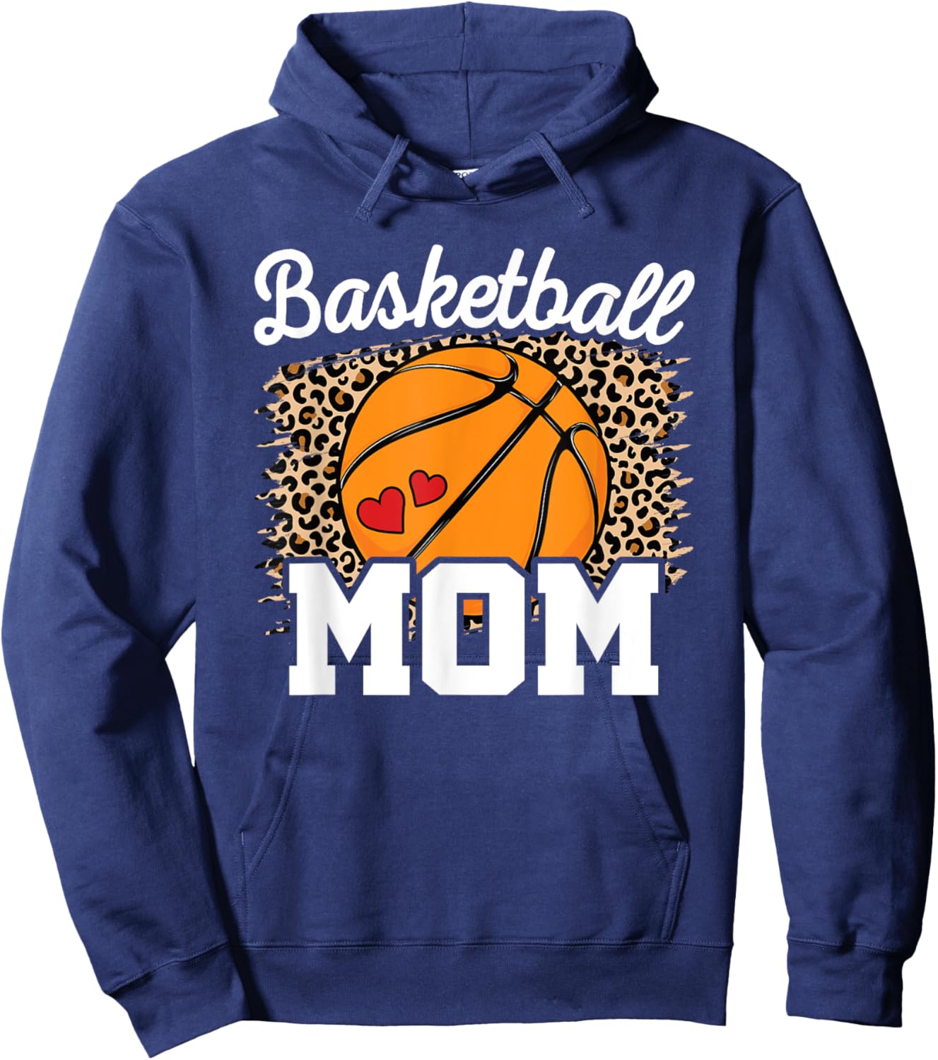 Basketball Mom Basketball Player Mama Hoodie - Hoodie | Navy