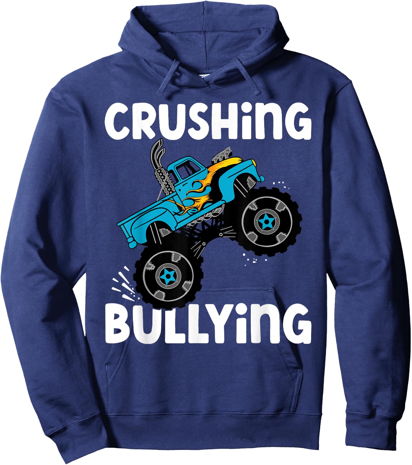 Crushing Bullying Unity Day Halloween Orange Kids Men Women Hoodie - Hoodie | Navy