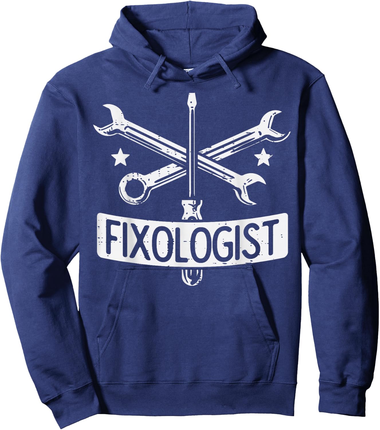 Fixologist Repair Car Technician Auto Mechanic Garage Men Hoodie - Hoodie | Navy