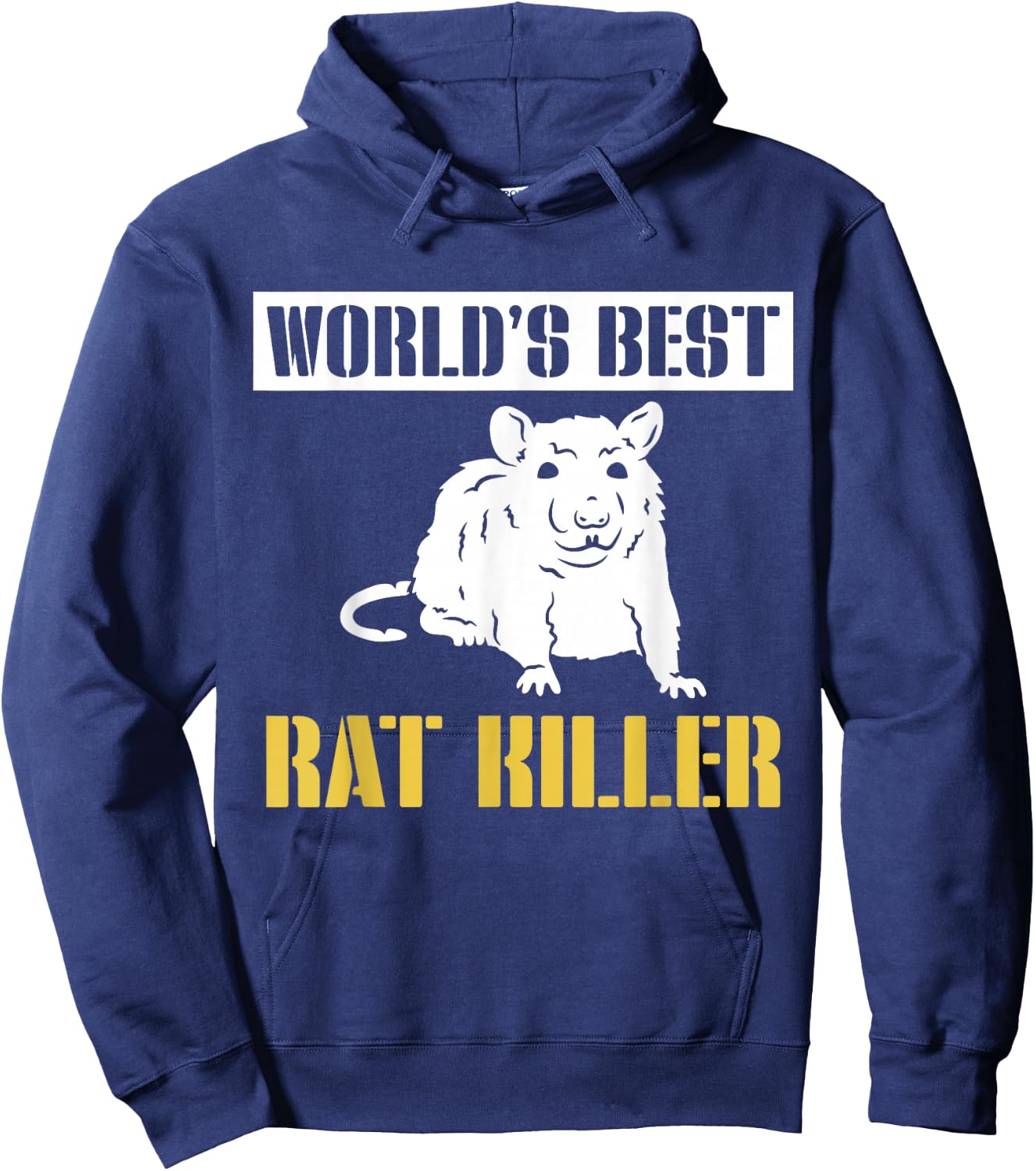 Worlds Best Rat Killer Exterminator Hoodie - Hoodie | Navy