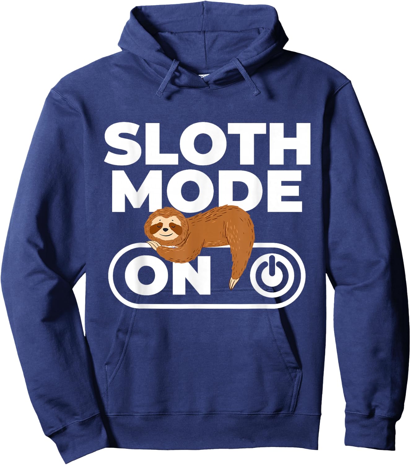 Sloth Mode - Sleeping Sloth Animal Nature Lover Zookeeper Hoodie - Hoodie | Navy