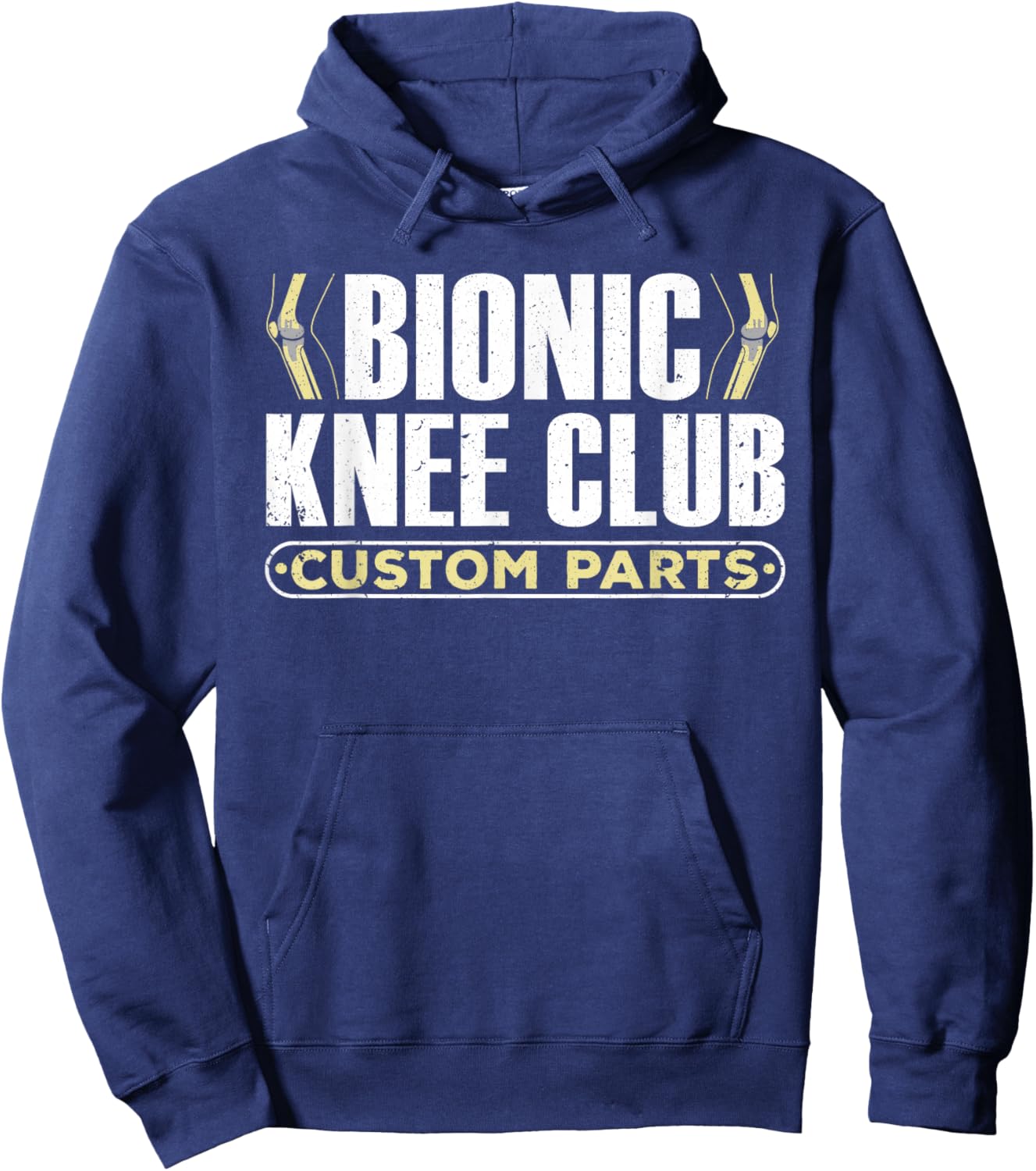 Cool Knee Replacement Women Knee Surgery Recovery Hoodie - Hoodie | Navy
