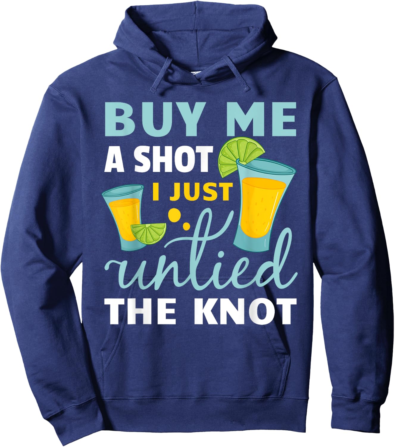 Funny Newly Divorce Art Women Divorcee Divorce Party Hoodie - Hoodie | Navy