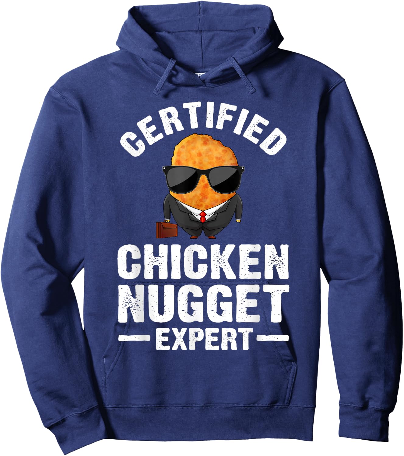 Cool Chicken Nugget Women Kids Nug Life Food Lovers Small Hoodie - Hoodie | Navy