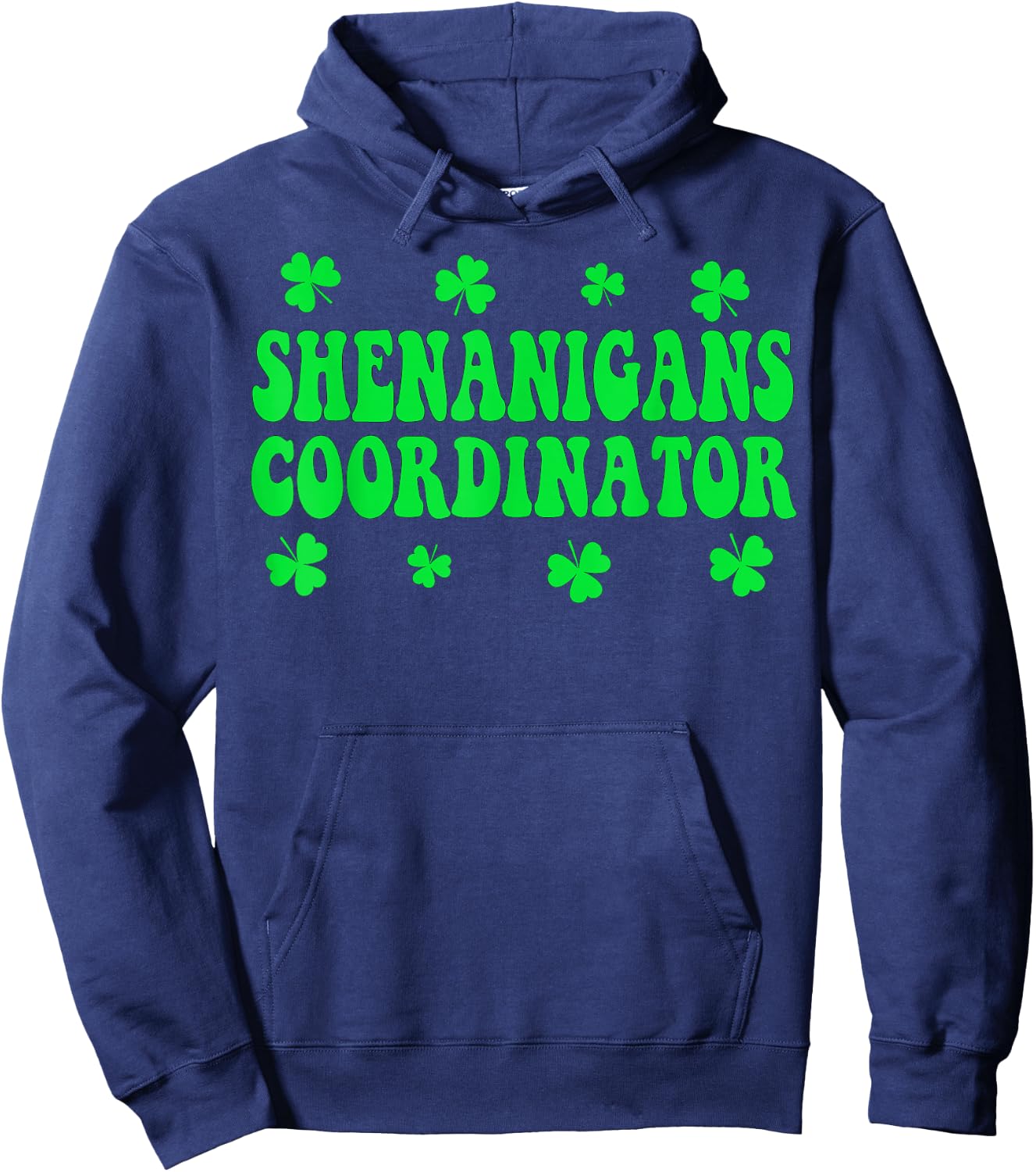 Shenanigans Coordinator Shirt Women St Patricks Day Teacher Hoodie - Hoodie | Navy