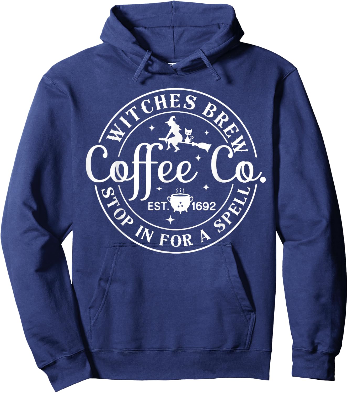 Witches Brew Coffee Co. Stop for A Spell Hoodie - Hoodie | Navy