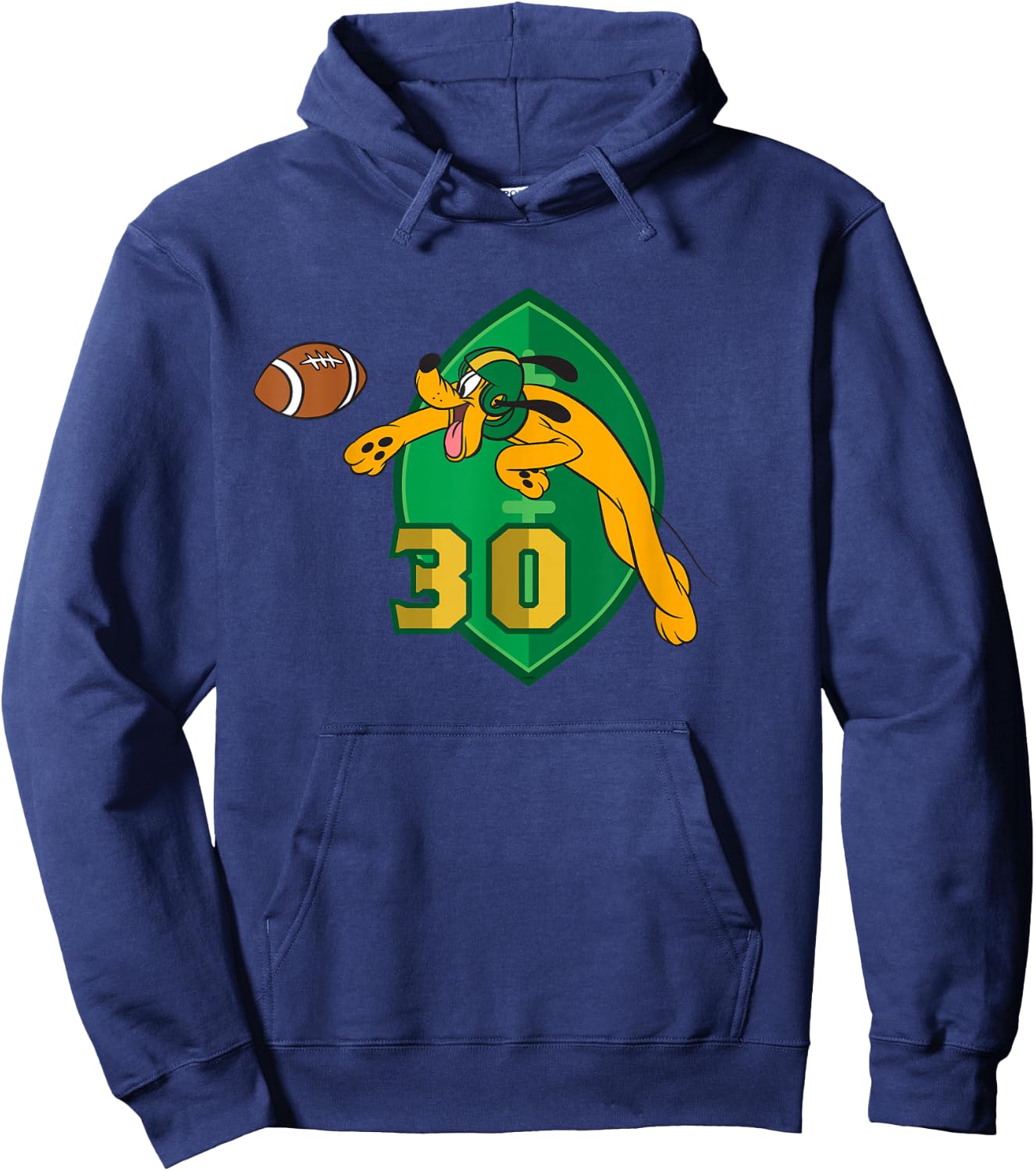 Disney Pluto #30 Football Catch Sports Hoodie - Hoodie | Navy