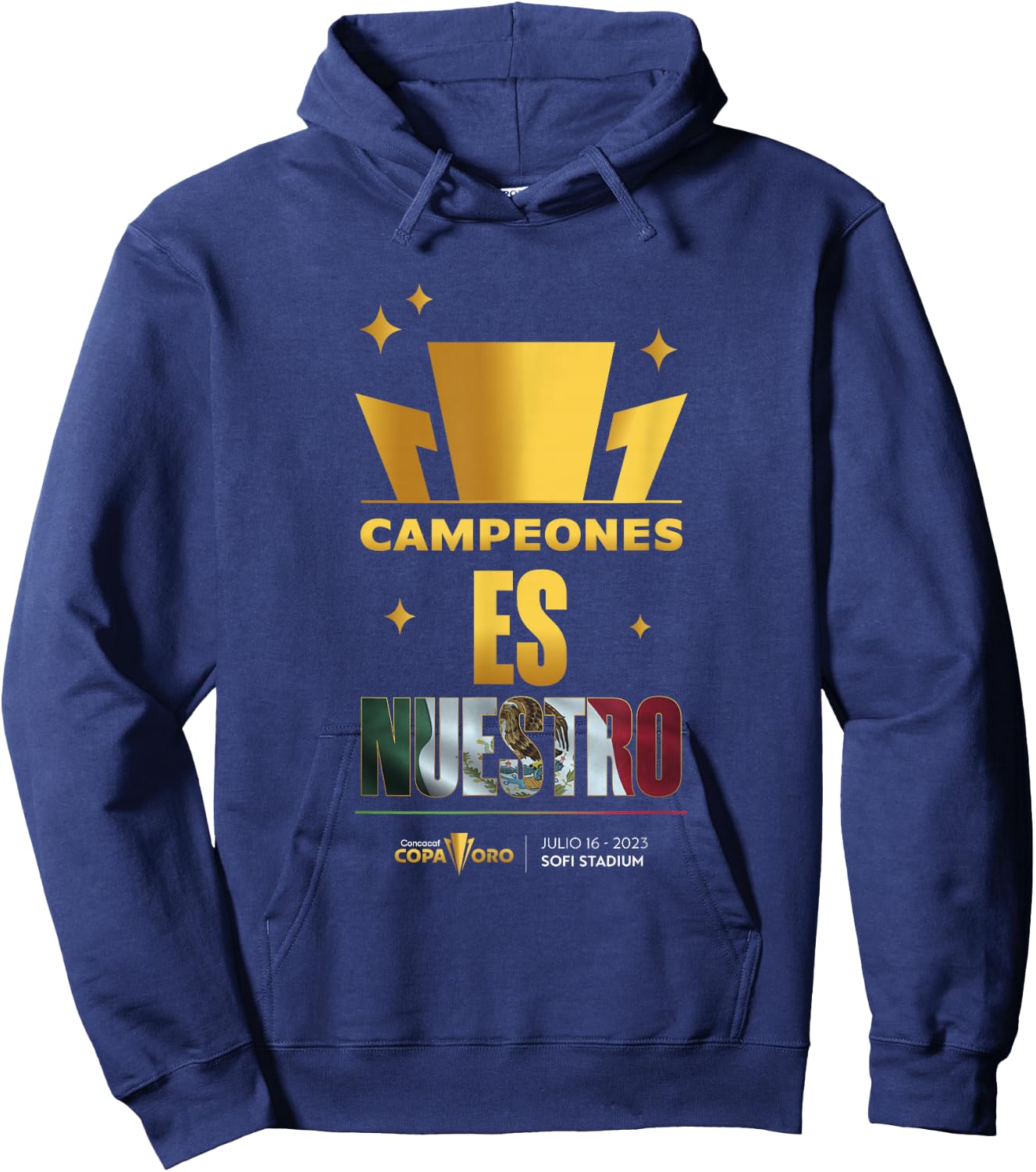 Mexico Champions of the Gold-Cup Hoodie - Hoodie | Navy