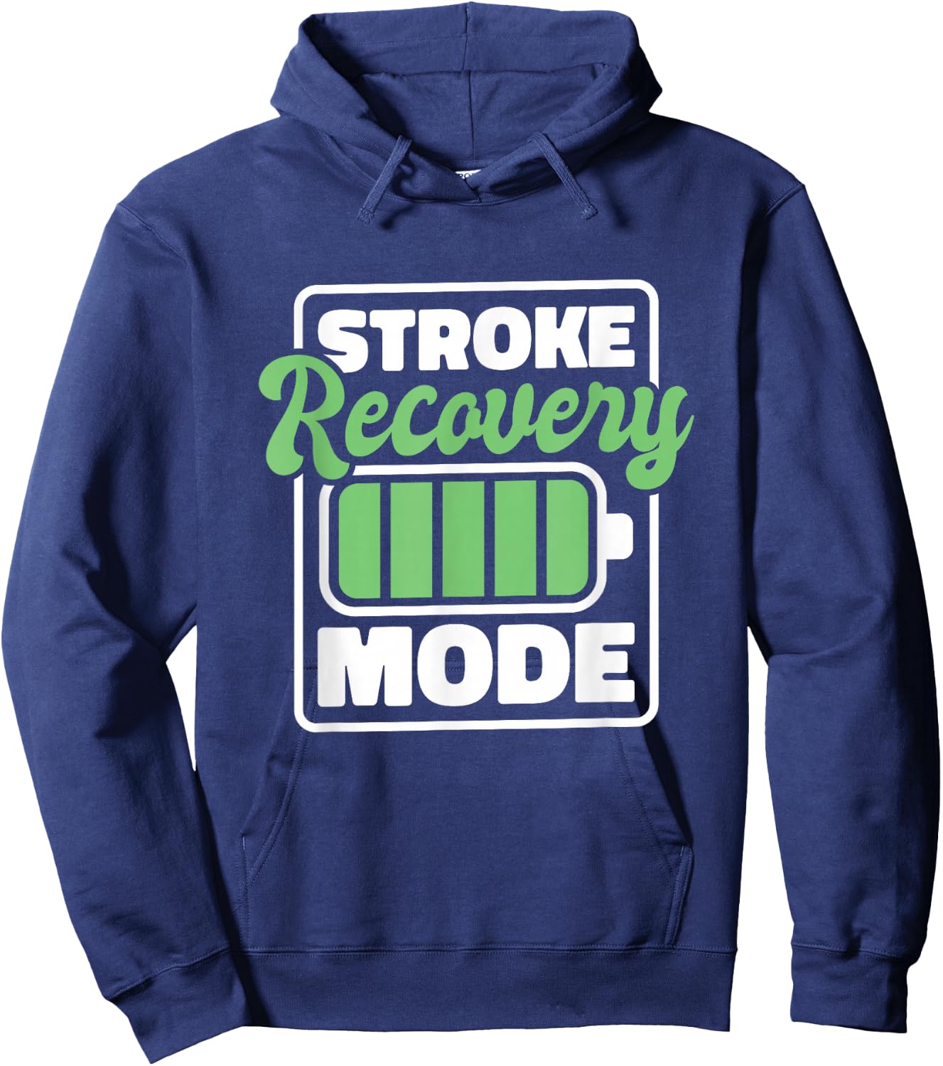 Stroke Recovery Mode, Stroke Survivor Hoodie - Hoodie | Navy