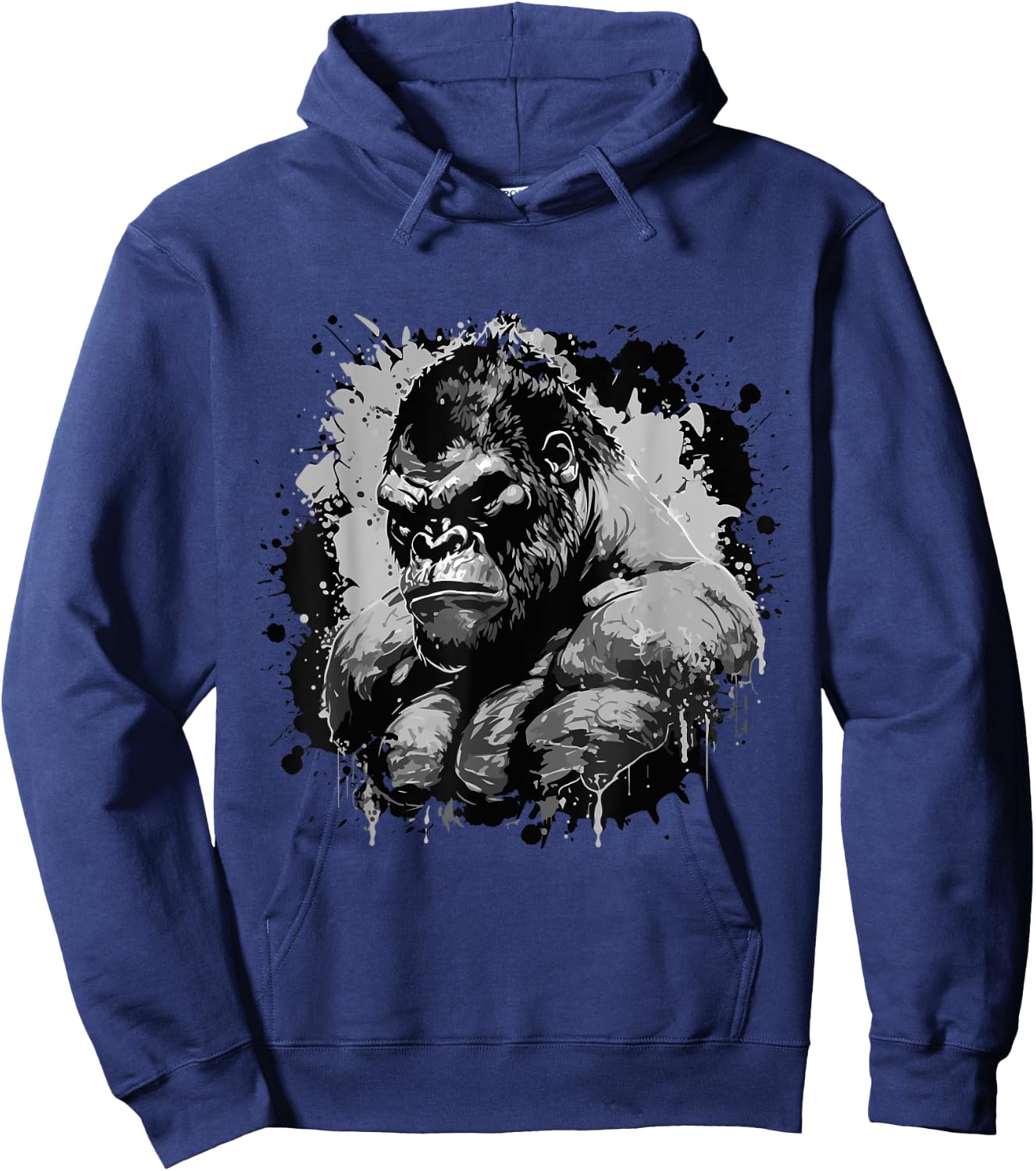 Gorilla Beast Muscles Workout Bodybuilding Boxing Gym Hoodie - Hoodie | Navy