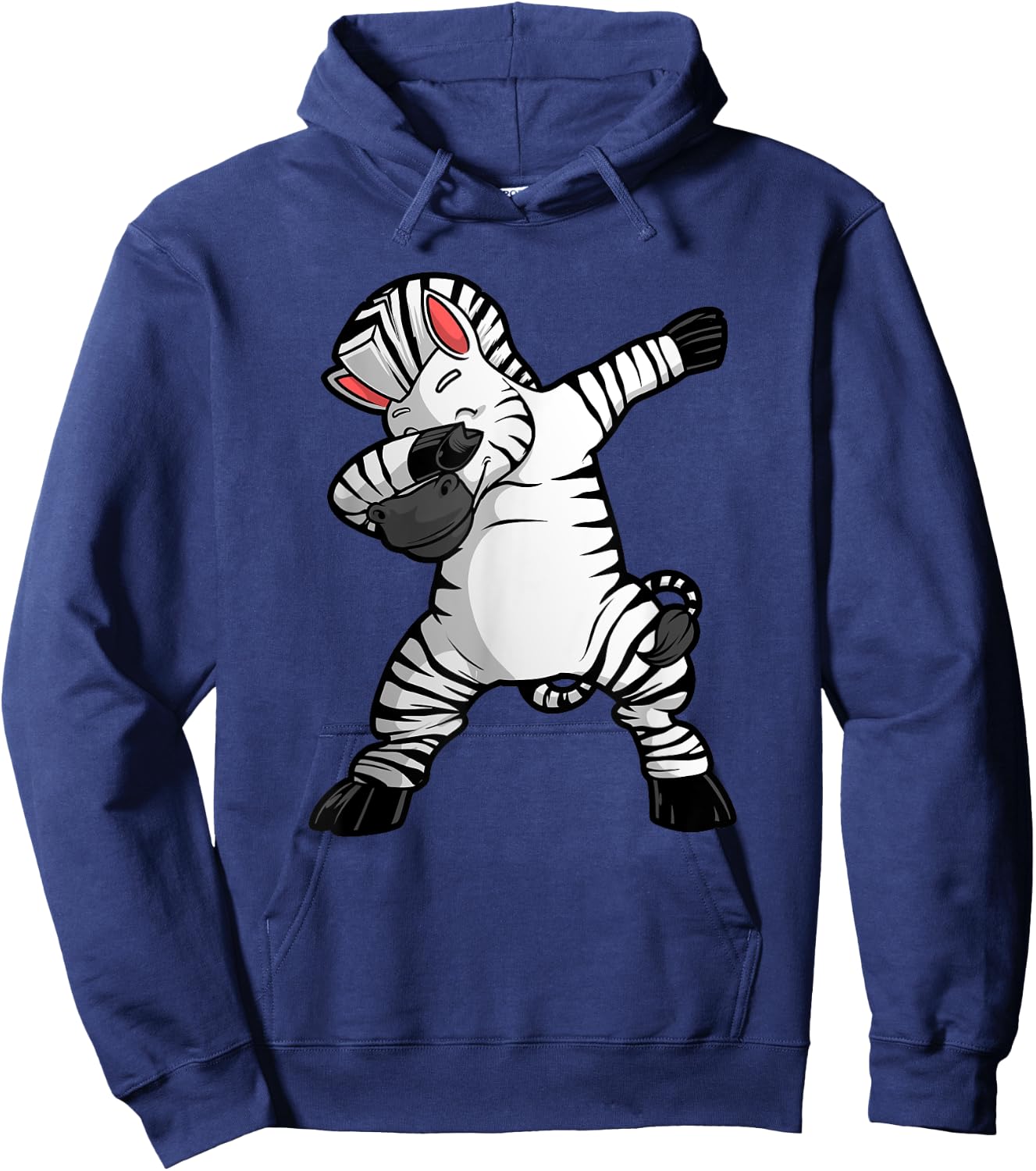 Cool Zebra Design Women Kids Wild Animal Zebra Lover Hoodie - Hoodie | Navy