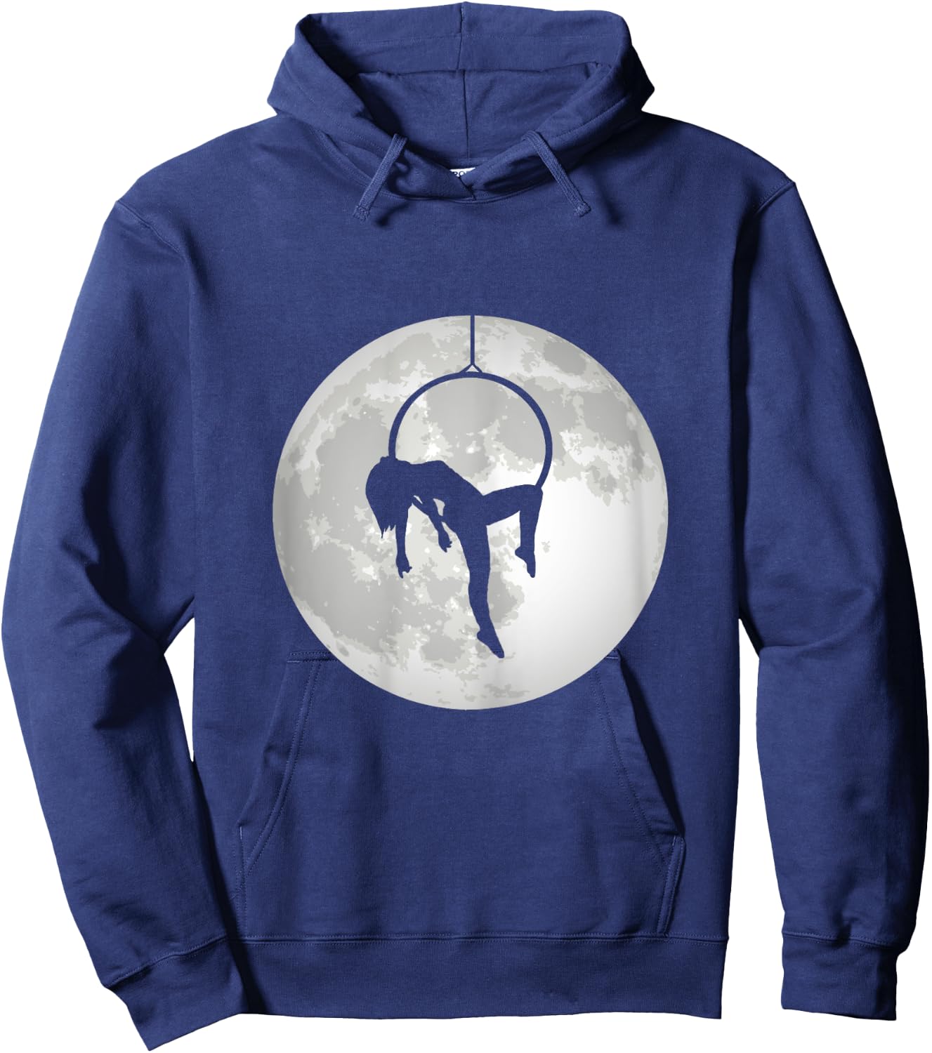 Aerial Moon Aerial Yoga Circus Lyra Trapeze Aerial Silk Hoodie - Hoodie | Navy