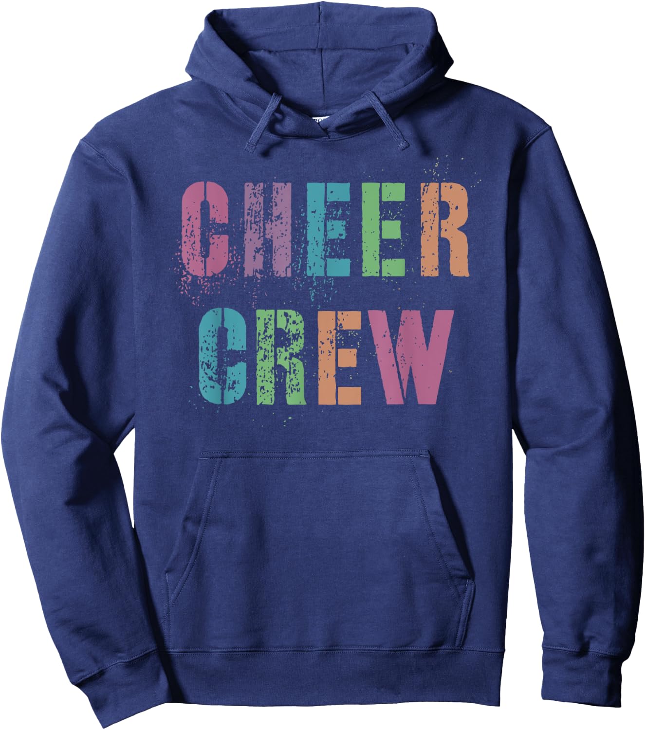 Vintage CHEER CREW Cheerleading Team Cheerleader Girls Loud Hoodie - Hoodie | Navy