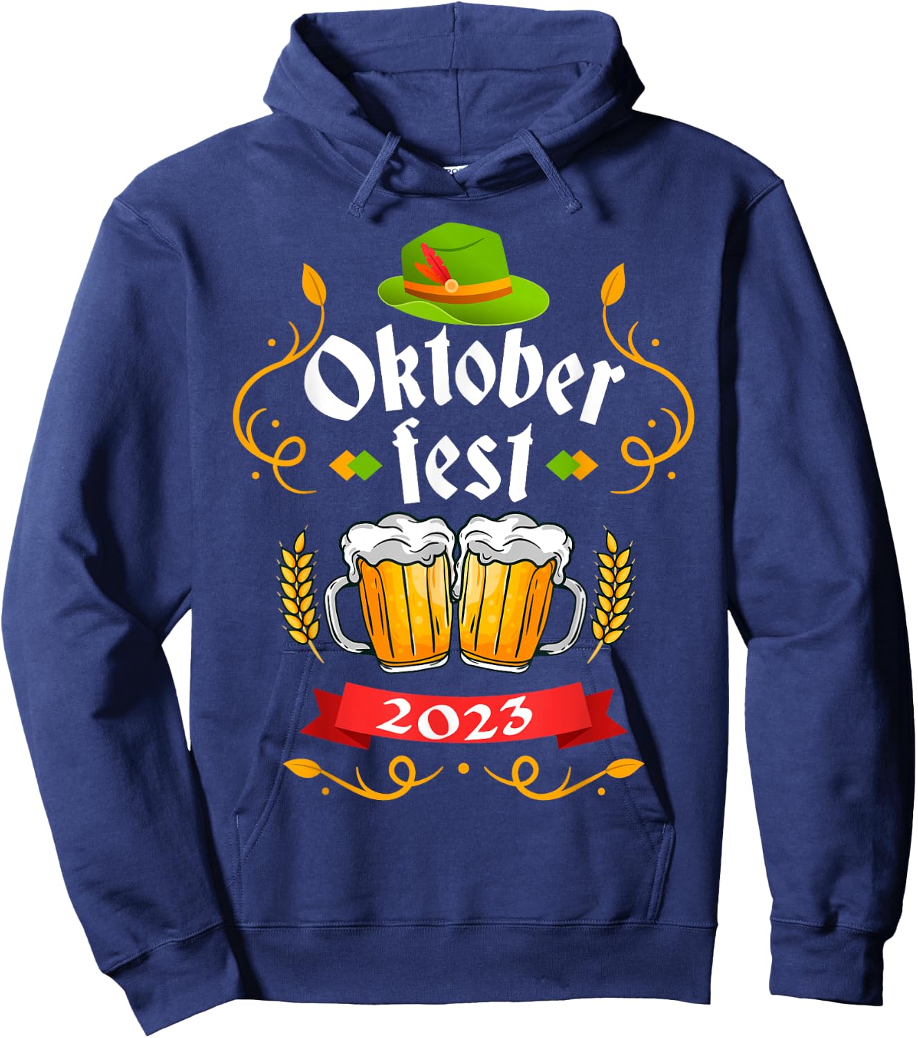 Oktoberfest 2023 Funny Oktoberfest 2023 Costume Men Women Hoodie - Hoodie | Navy