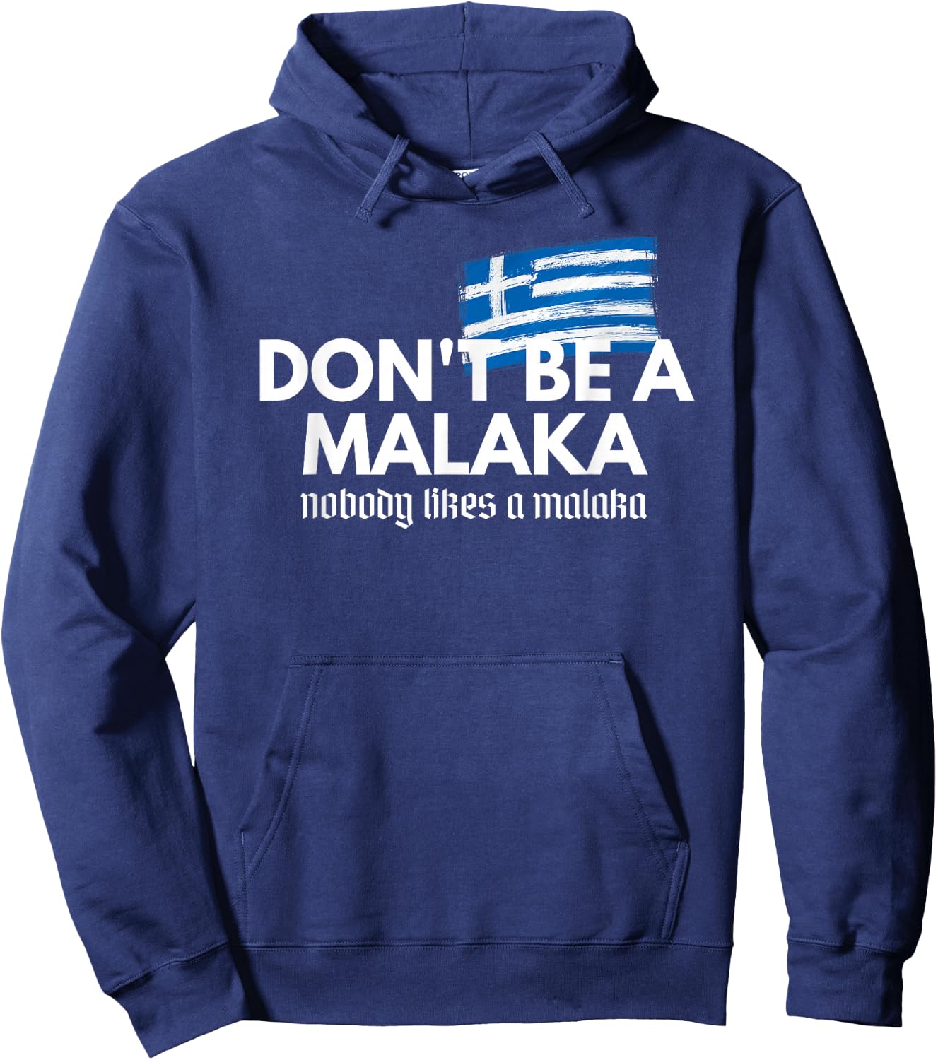 Don't Be A Malaka - Medusa Greek Hoodie - Hoodie | Navy