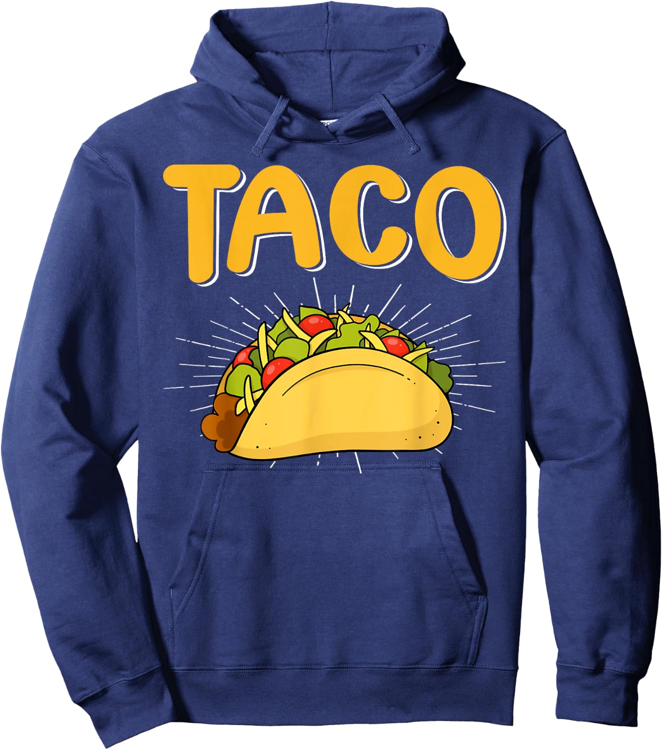 Retro Taco Mexican Food Eater Tacos Lover Fiesta Hoodie - Hoodie | Navy