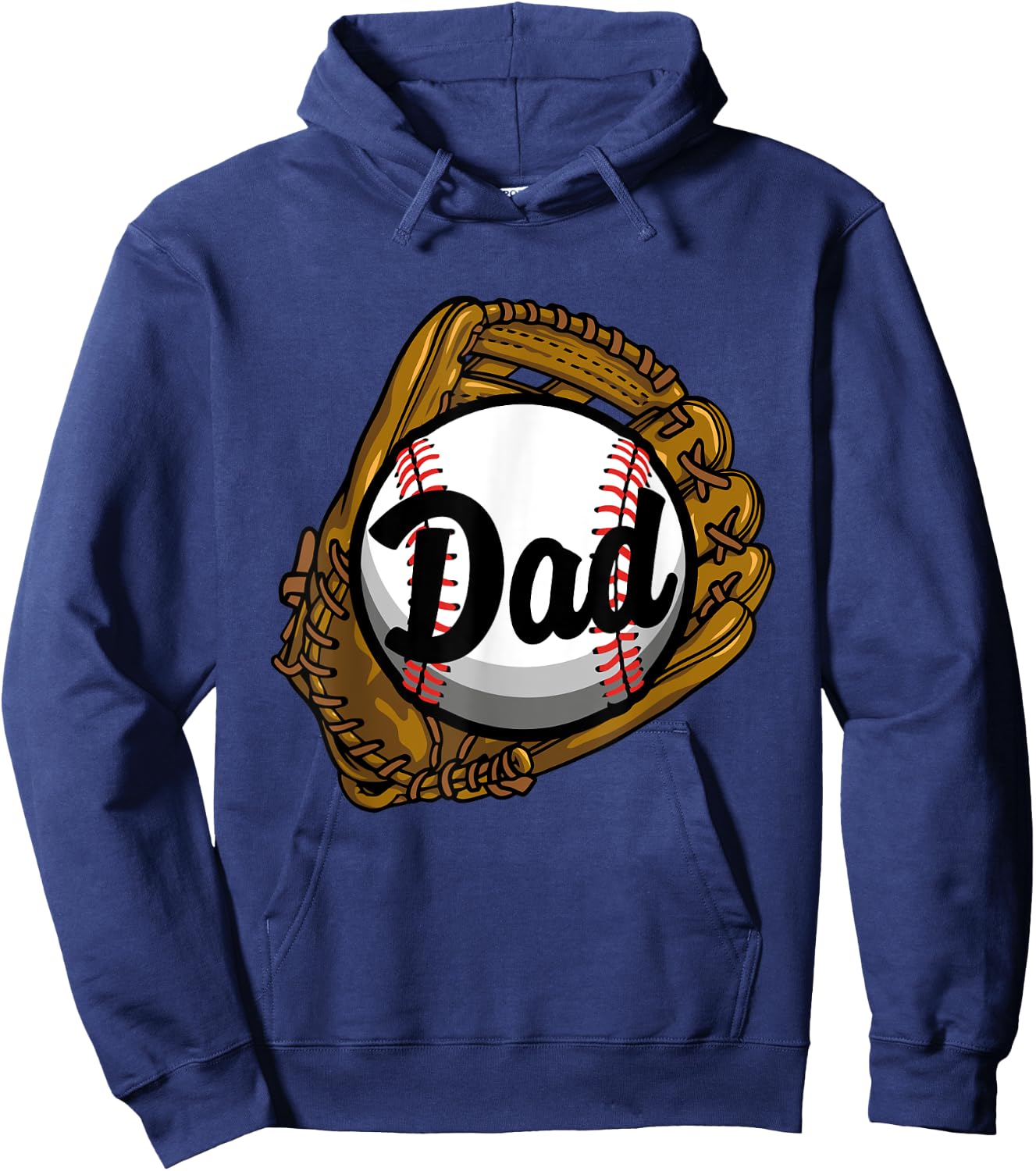 Baseball Dad Coach Shirt Gifts for Baseball Softball Dad Mom Hoodie - Hoodie | Navy