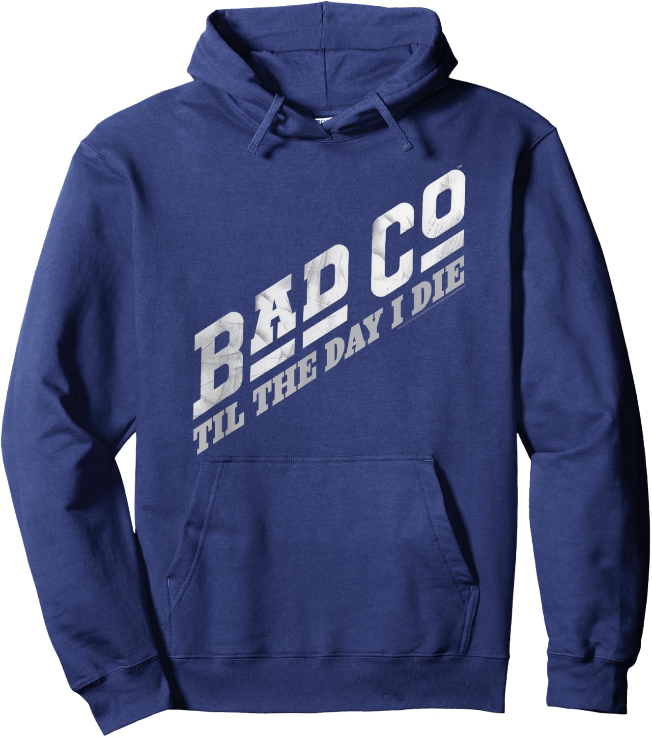Bad Company Til The Day I Die Classic Bad Co Logo Hoodie - Hoodie | Navy