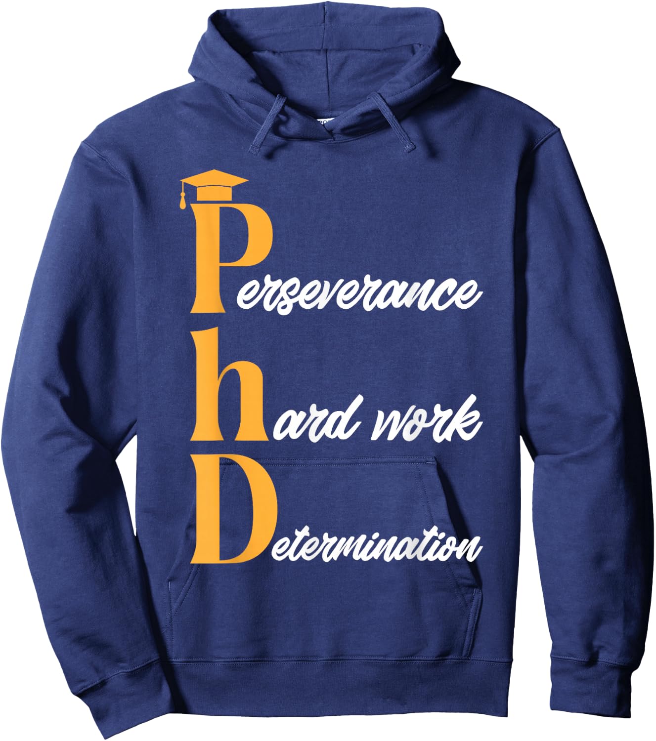 PhD Graduate Doctorate Degree Ph.D. Graduation Hoodie - Hoodie | Navy