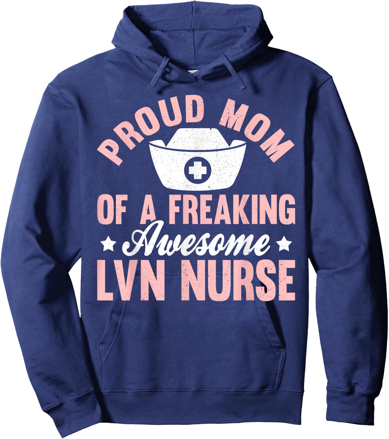 Lvn Nurse Nursing Licensed Vocational Nurse Mom Mother Hoodie - Hoodie | Navy
