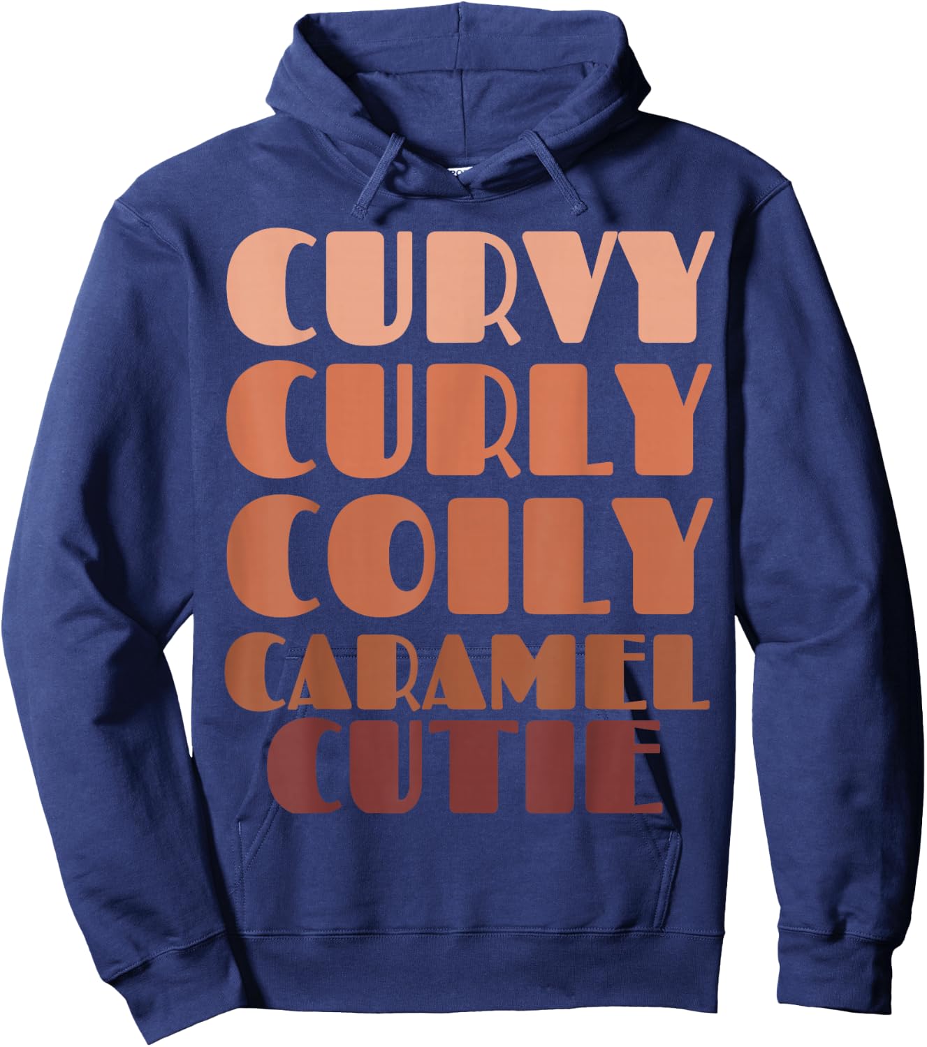 Brown Sugar Babe Educate Afro Queen African American Melanin Hoodie - Hoodie | Navy