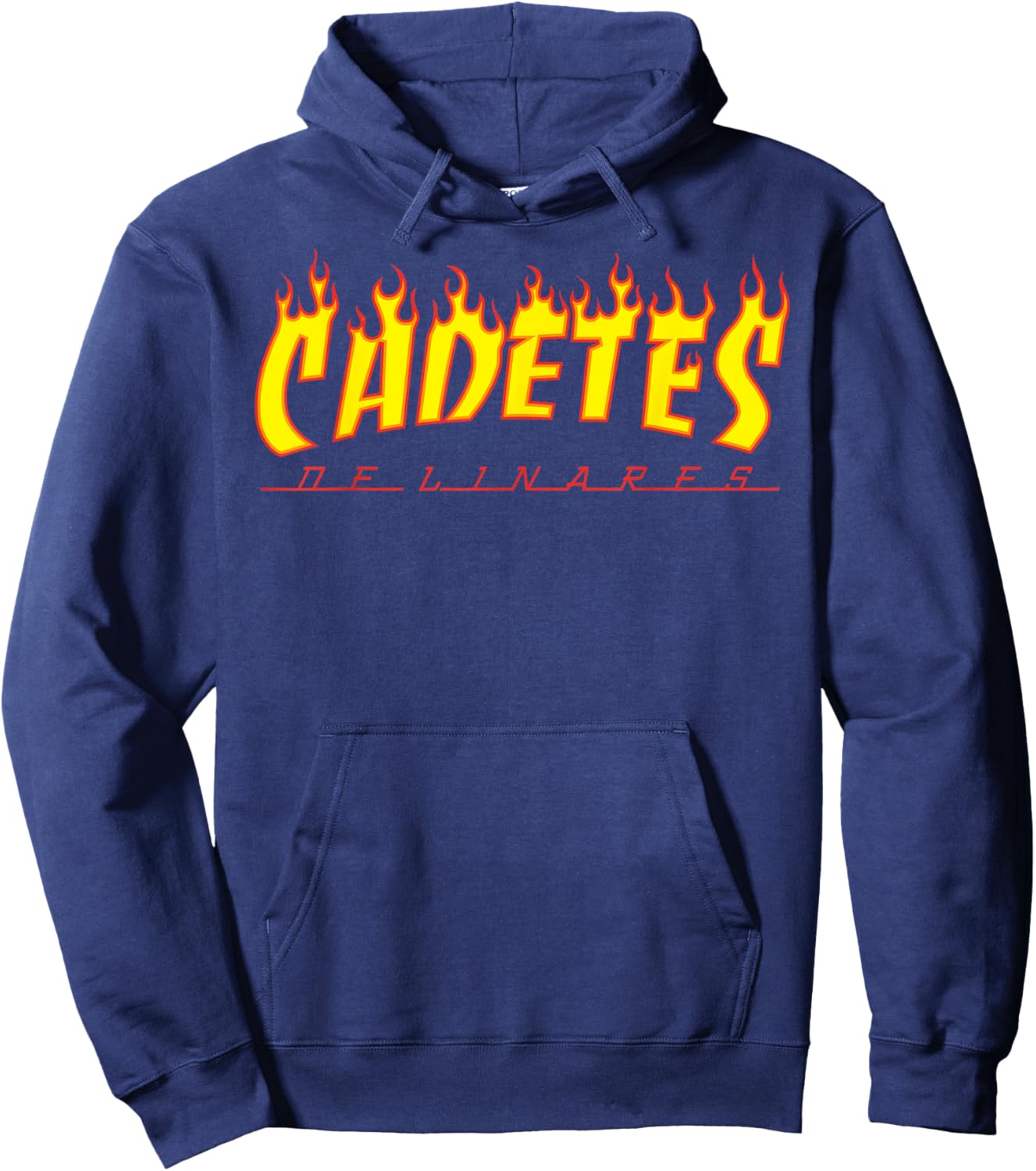 Cadetes De Linares Fire Flames Mexicans Corridos Mexicanos Hoodie - Hoodie | Navy