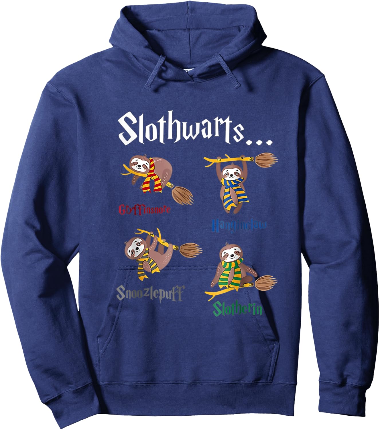 Love sloth Women Shirt sloth Lovers for kids and girls Hoodie - Hoodie | Navy