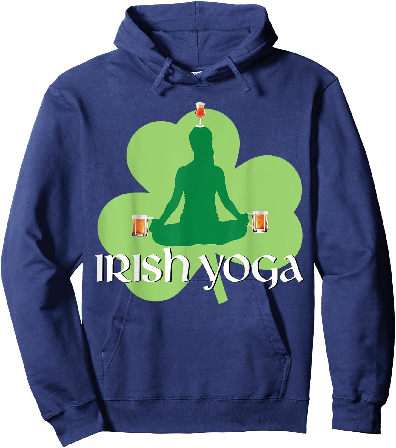Irish Yoga Hoodie - Hoodie | Navy